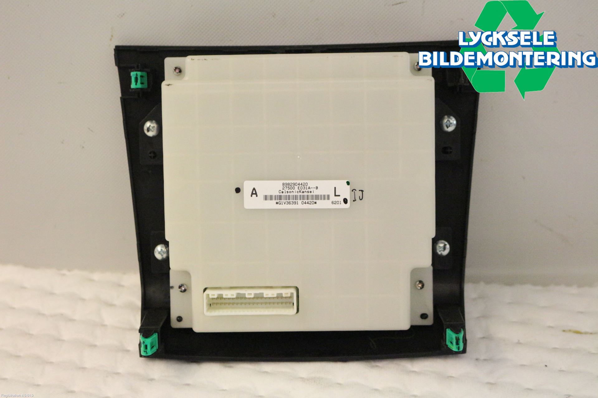 Isuzu D-MAX Ac Styrenhet Ac Manöveren