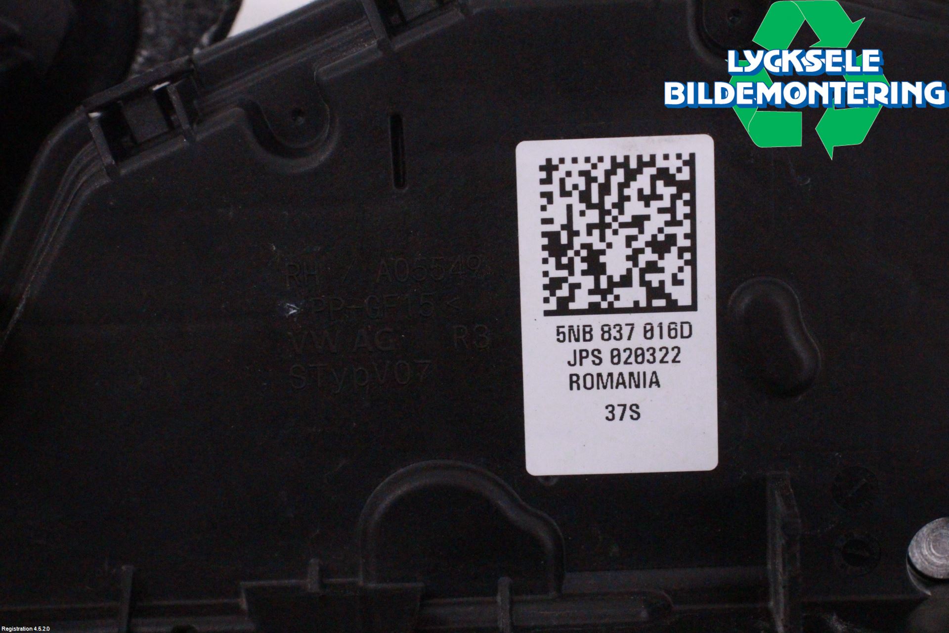 Volkswagen VW PASSAT 20-24 Låskista-Dörrlås