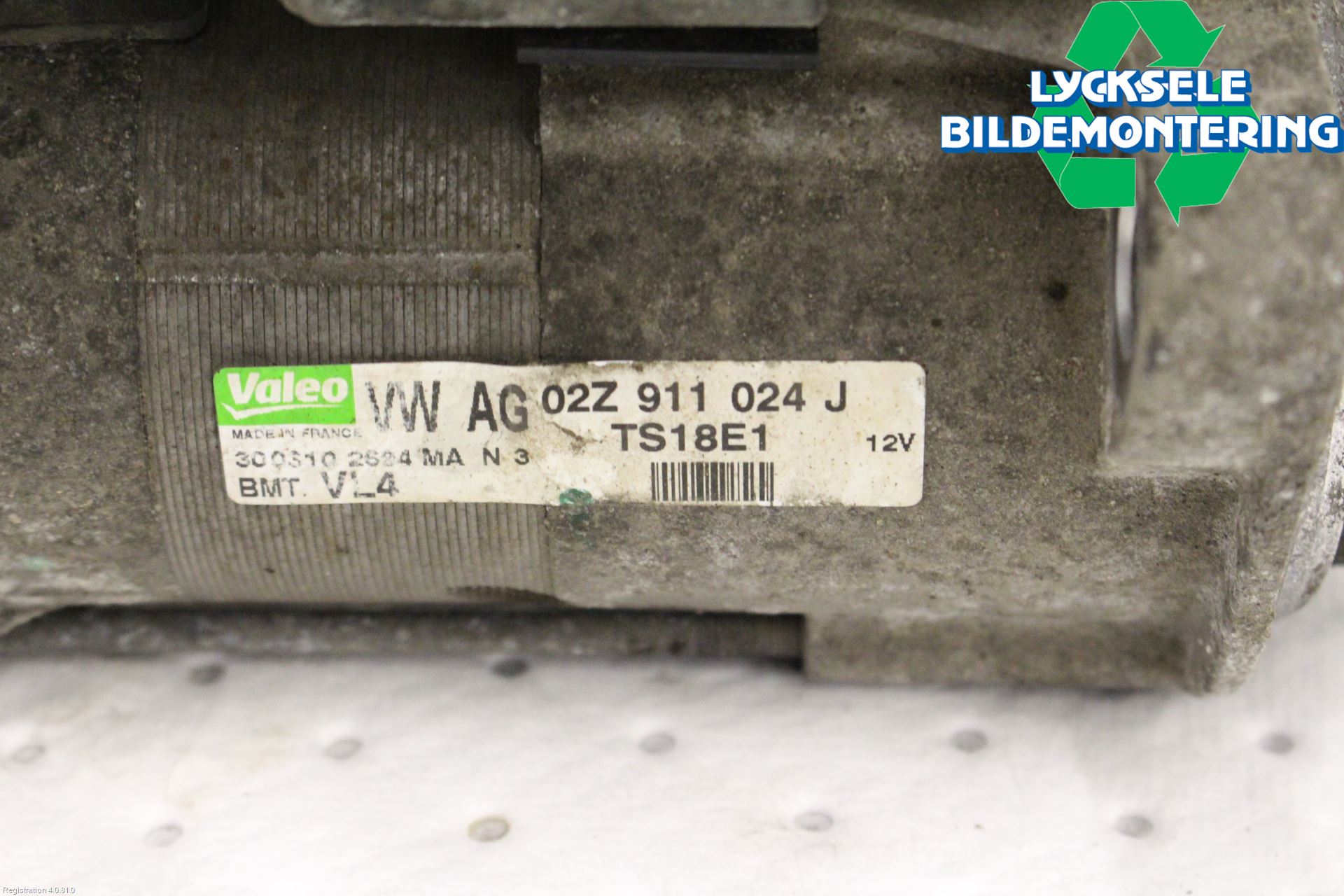 Volkswagen VW CADDY      04-10 Startmotor Diesel