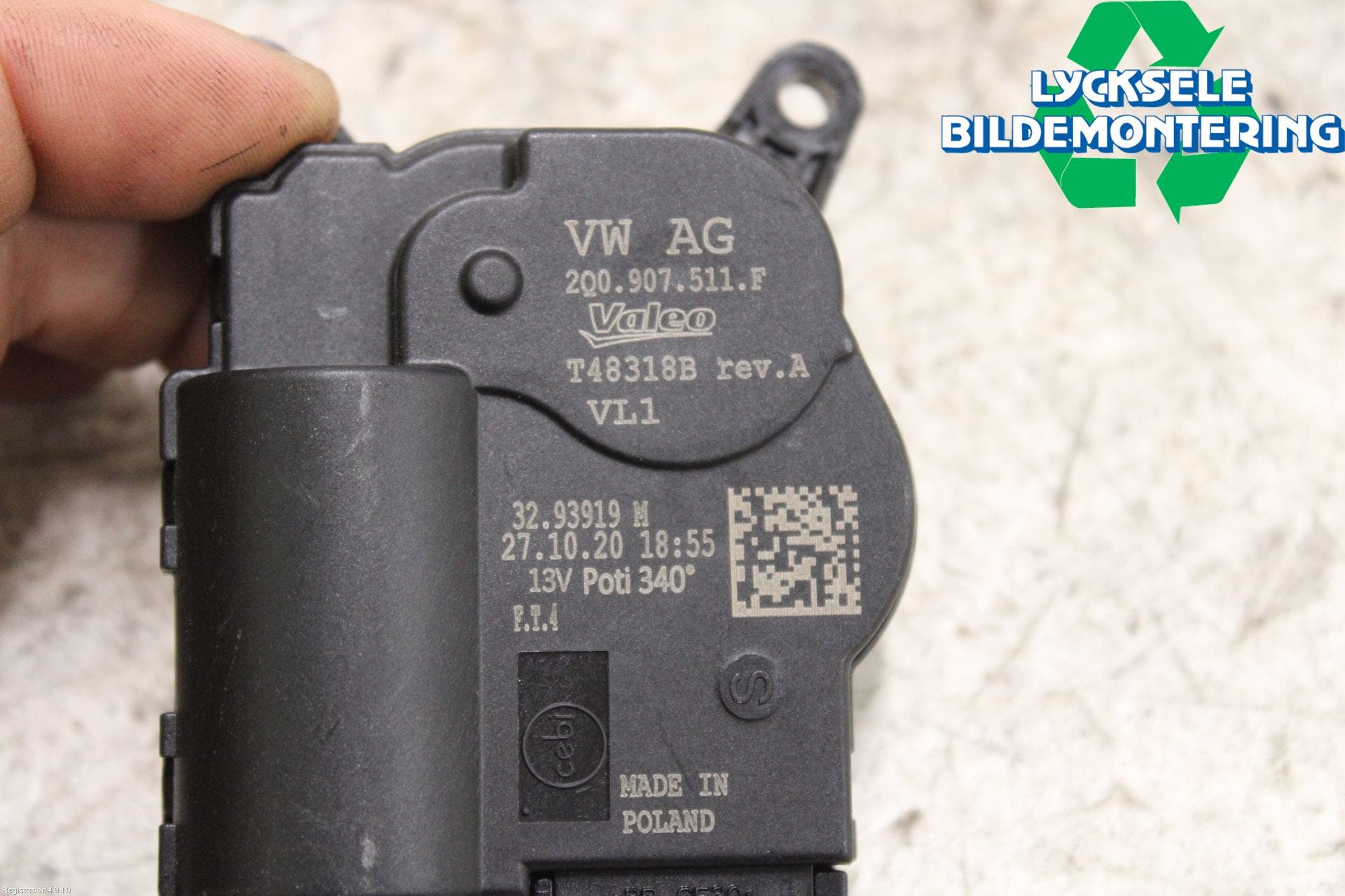 Volkswagen VW ID.3 21- Ac Reglermotor