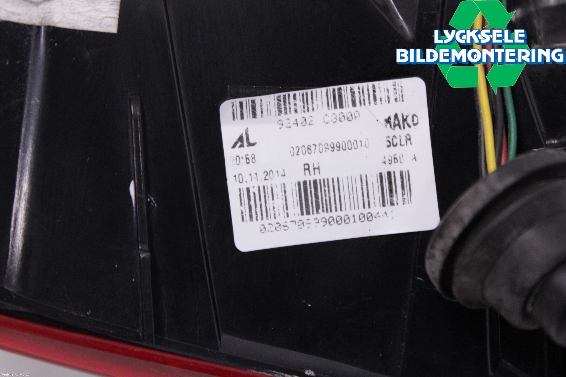 Hyundai i20 GB 15-20 Bakljus Vänster