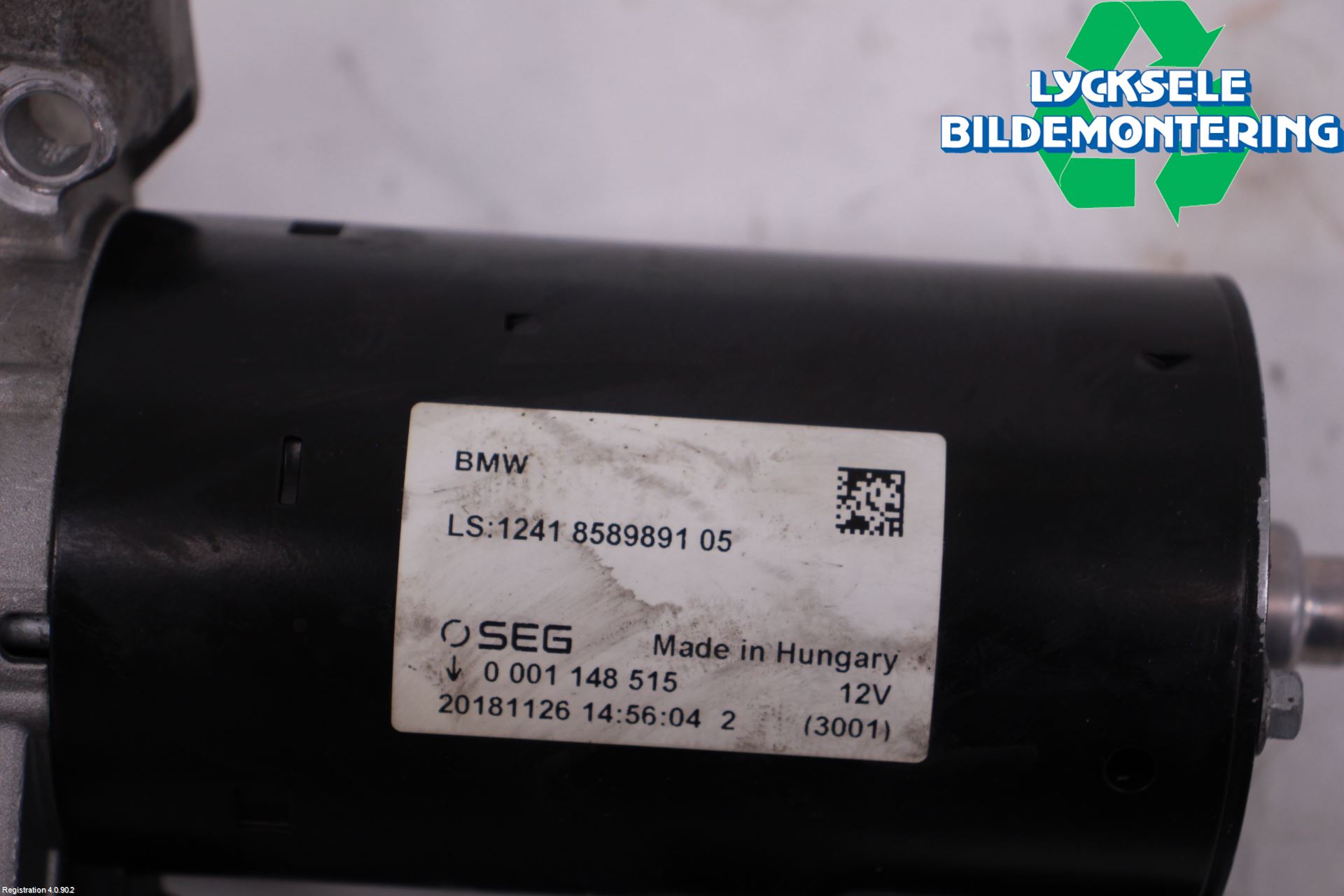 BMW X3 G01 18- Startmotor Diesel