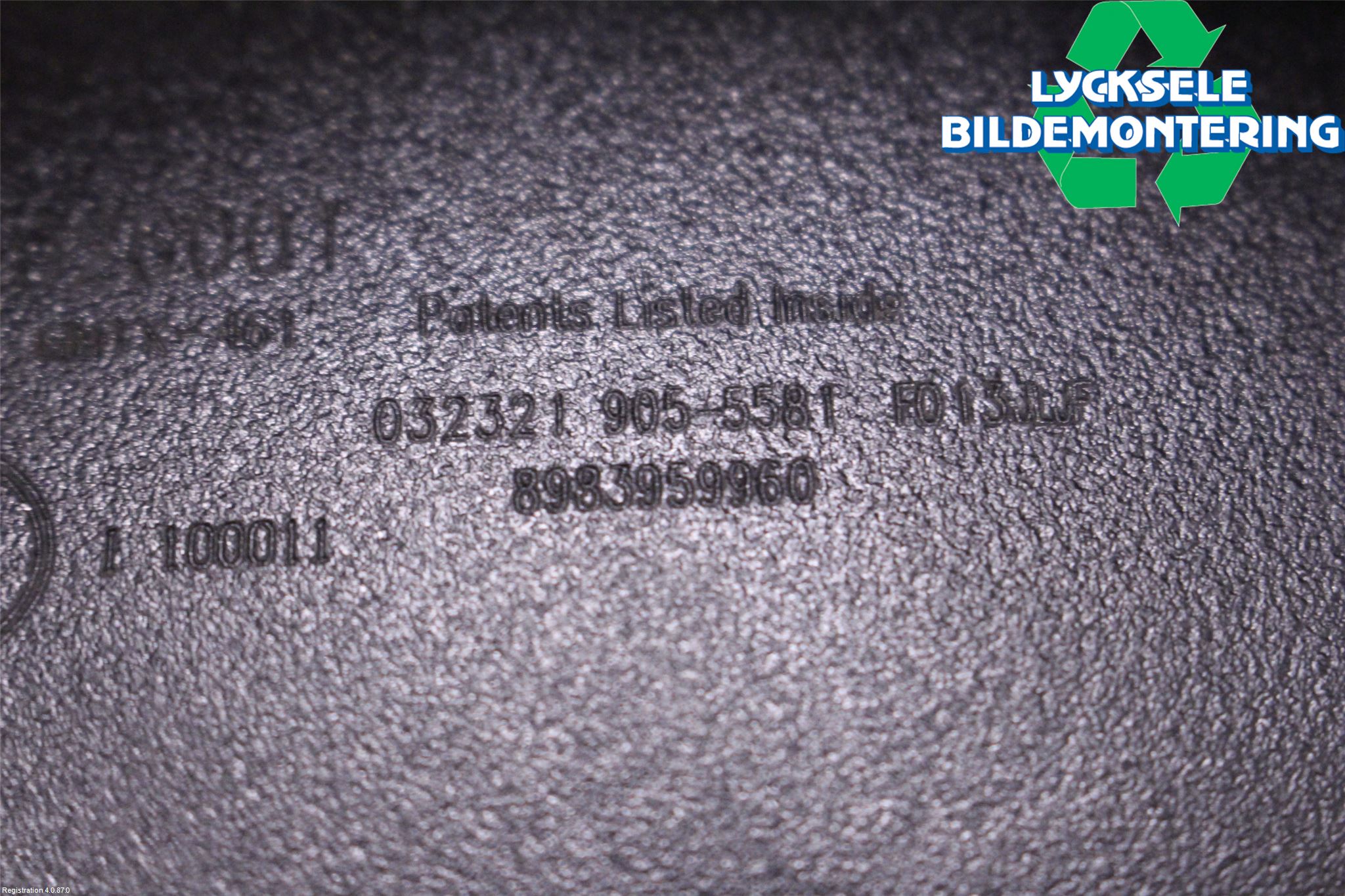 Isuzu D-MAX Spegel Invändig