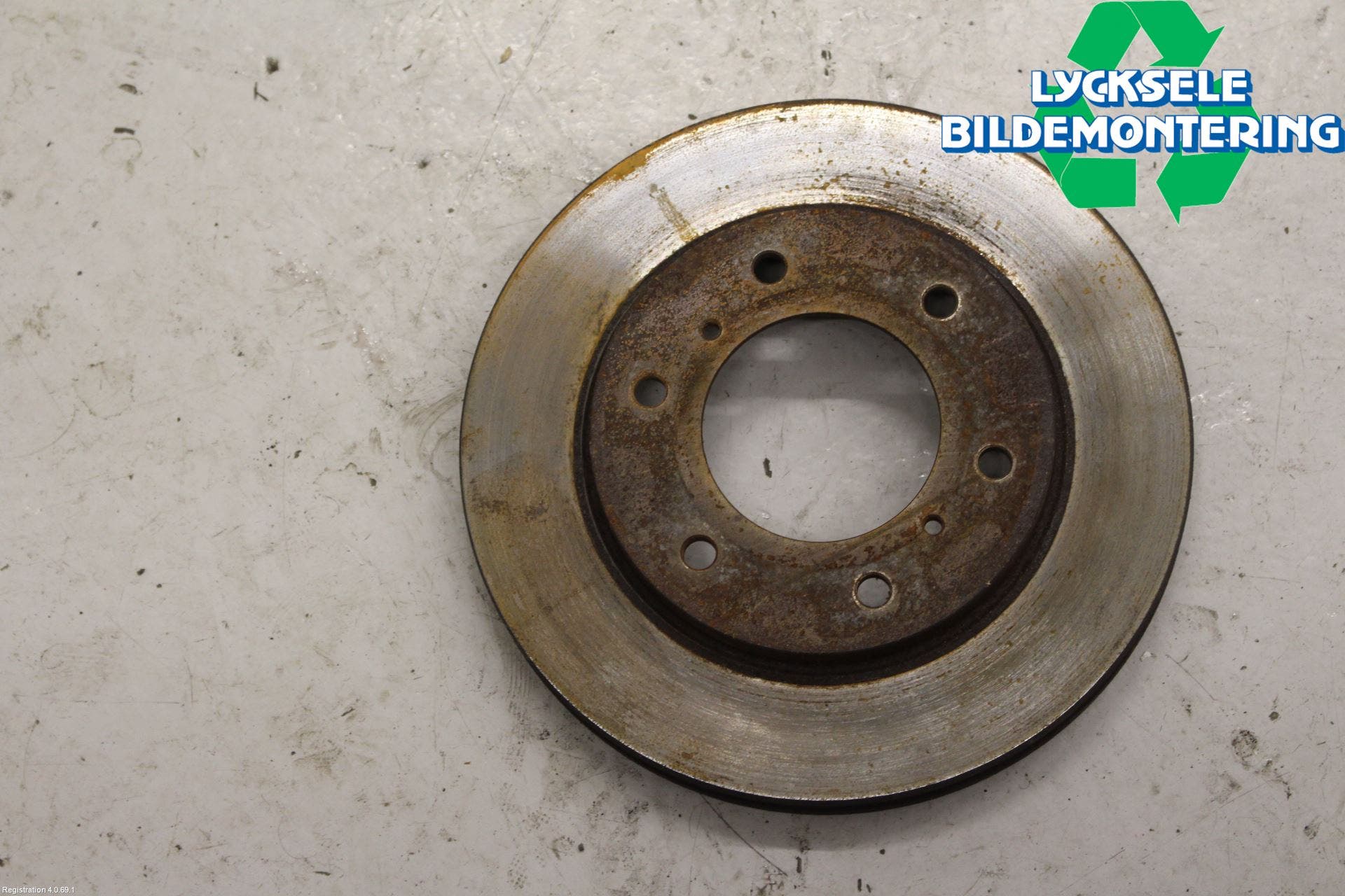 Mitsubishi L200 06-15 Bromsskiva Fram