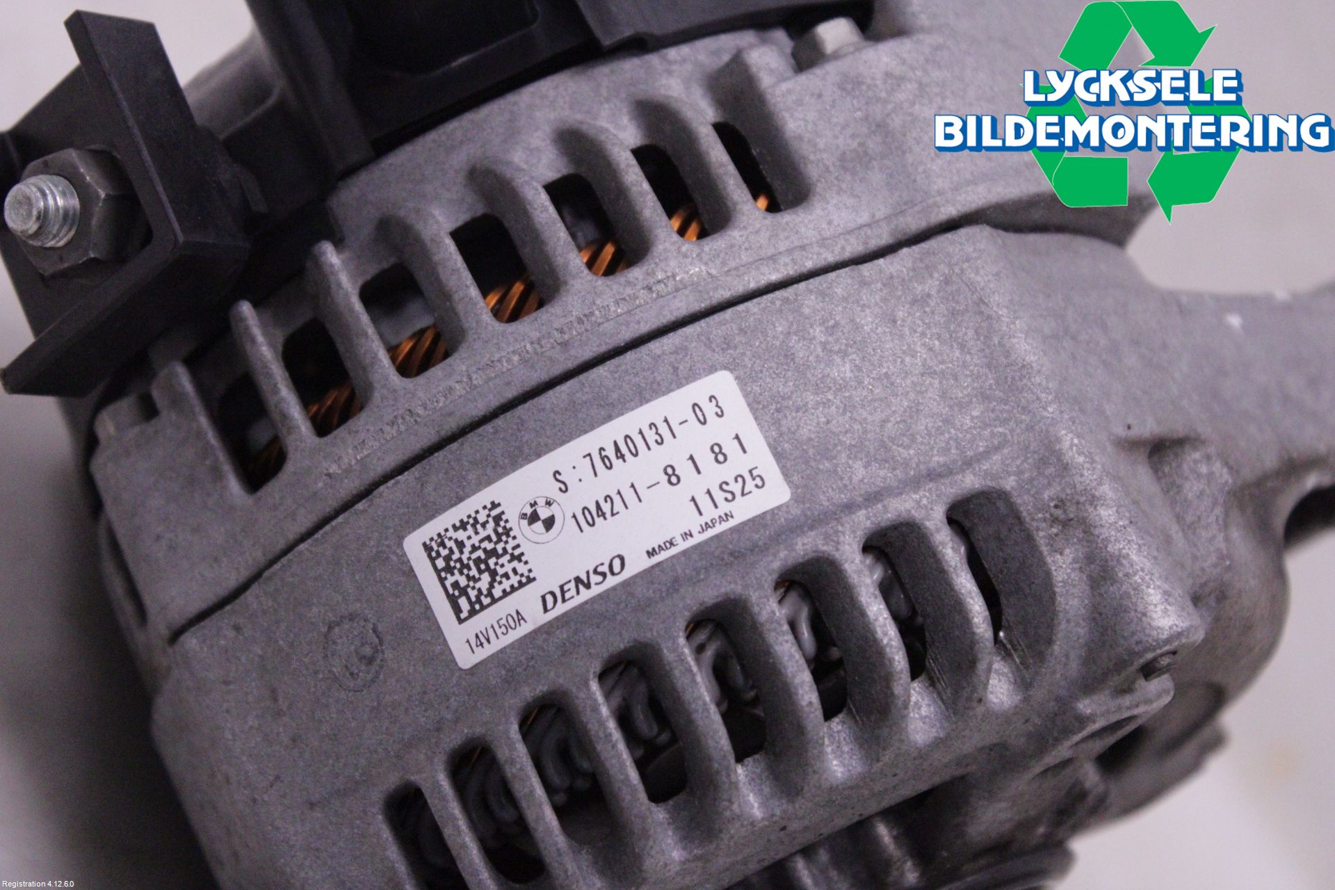 BMW 3 F30/F31/F80 12-19 Generator