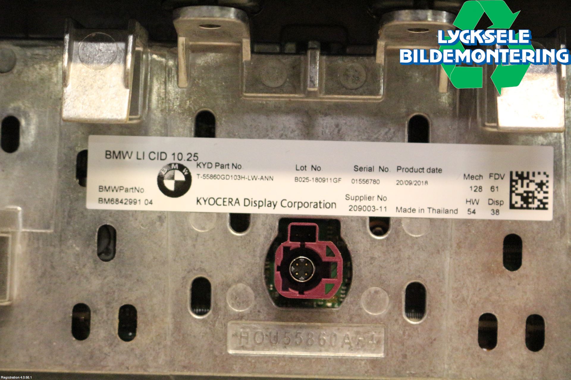 BMW i3 I01 13-22 Multifunktionsdisplay