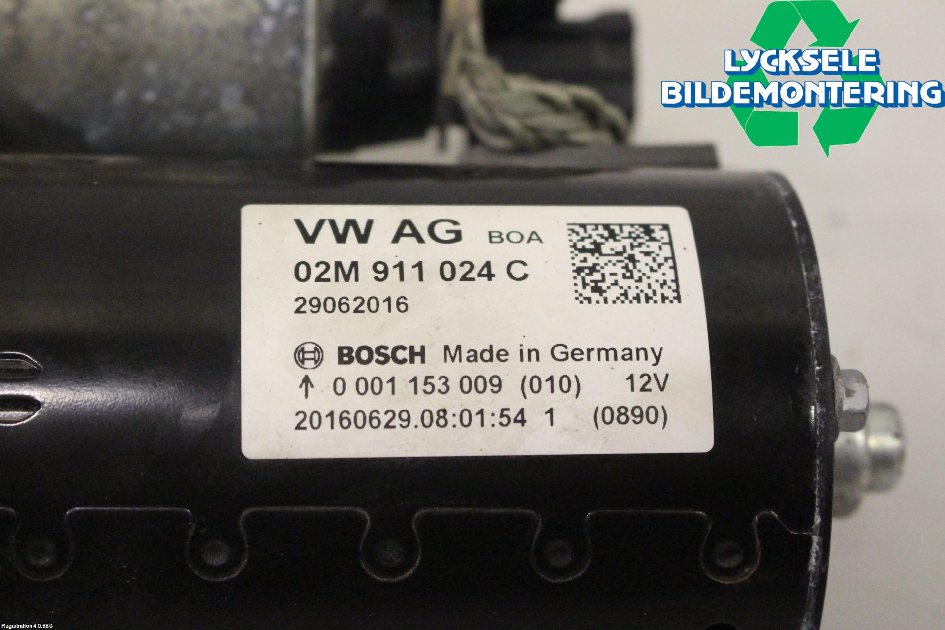 Volkswagen VW SHARAN 11- Startmotor Diesel