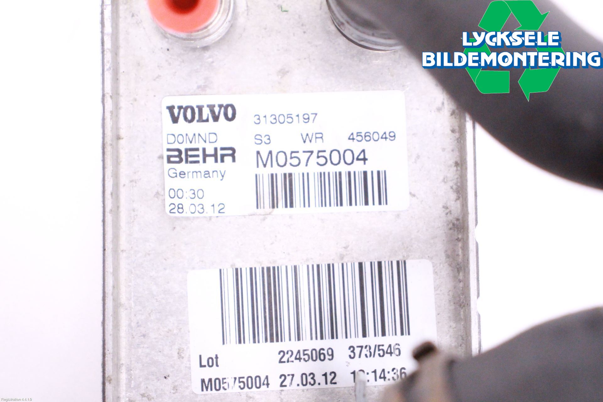 Volvo V50 08-12 Oljekylare Automat