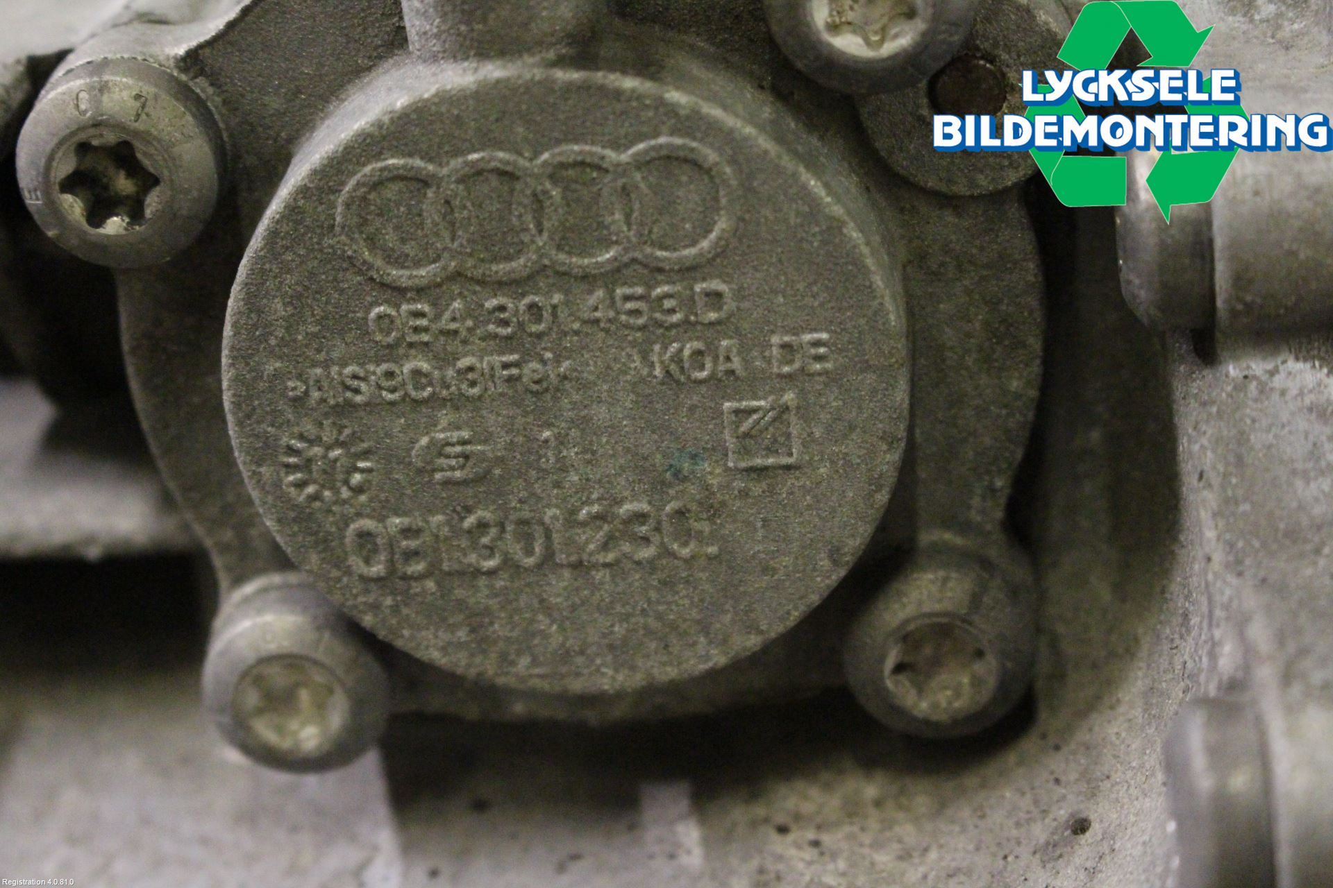 Audi A4 12-15 Växellåda Man 6 Vxl