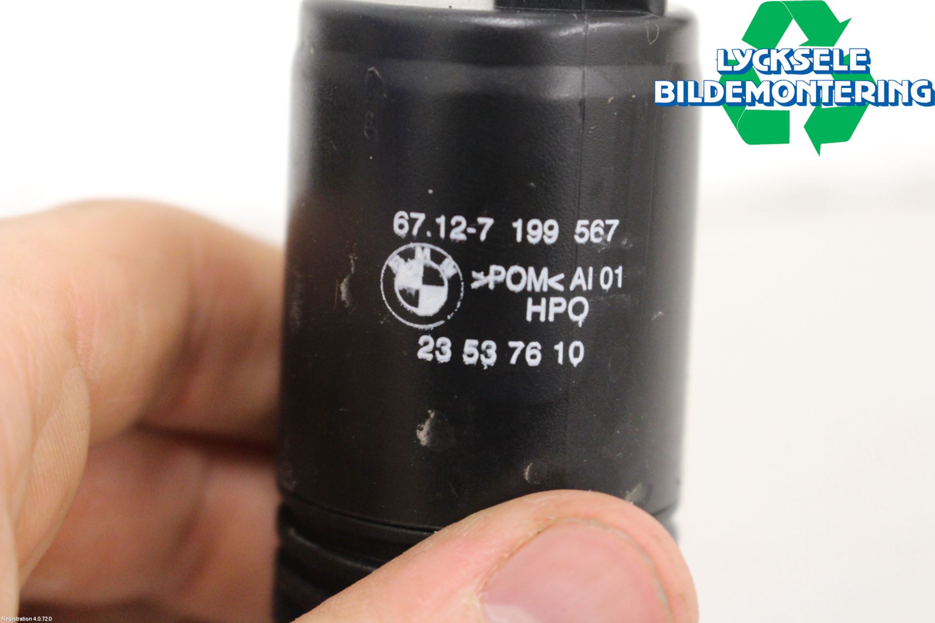 BMW X1 E84 10-15 Spolarpump Vindruta