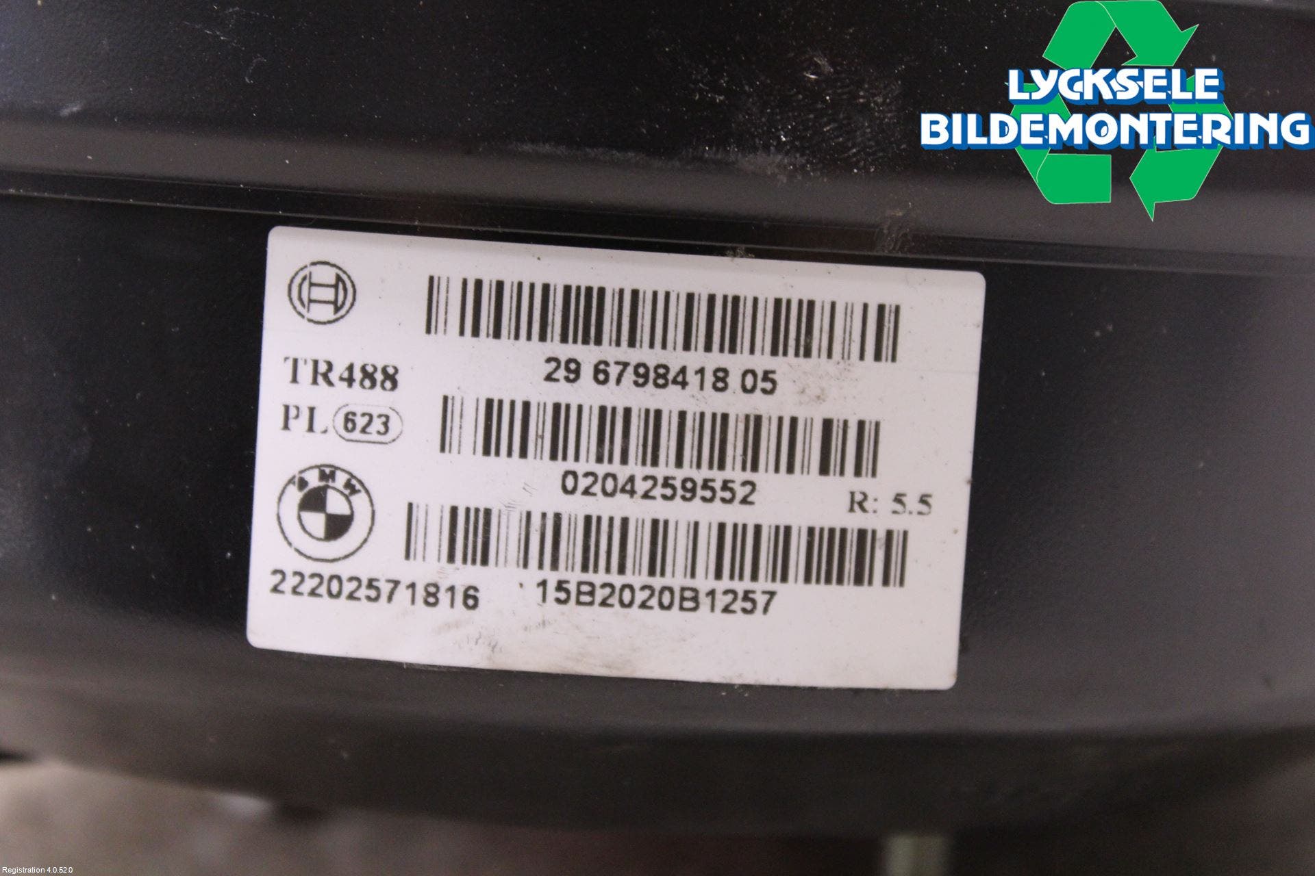 BMW 1 F20/F21 11-19 Bromsservo