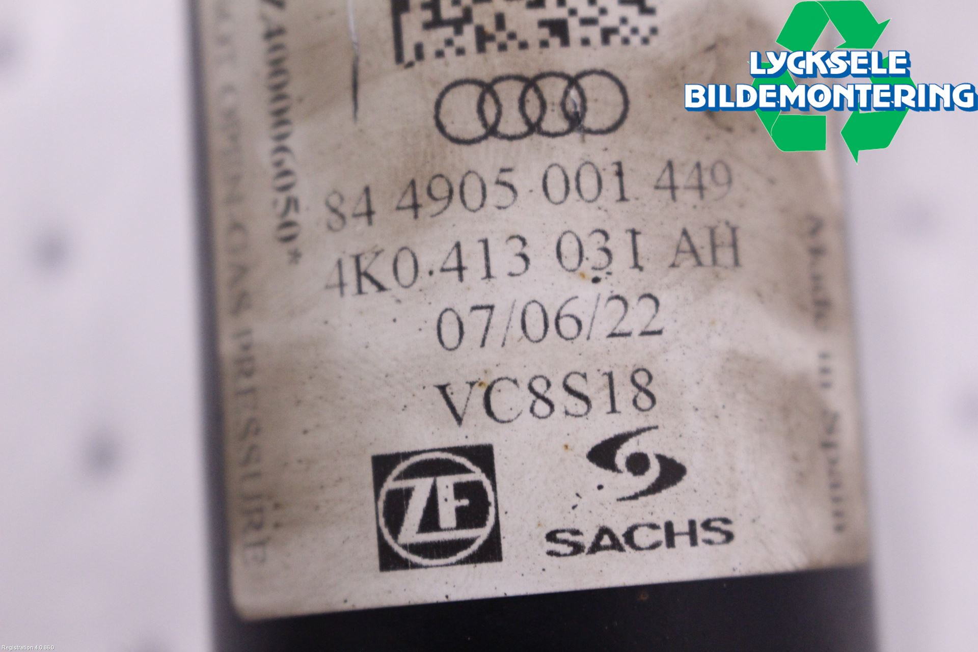 Audi A6 F2/C8 19- Fjäderben Fram Vänster