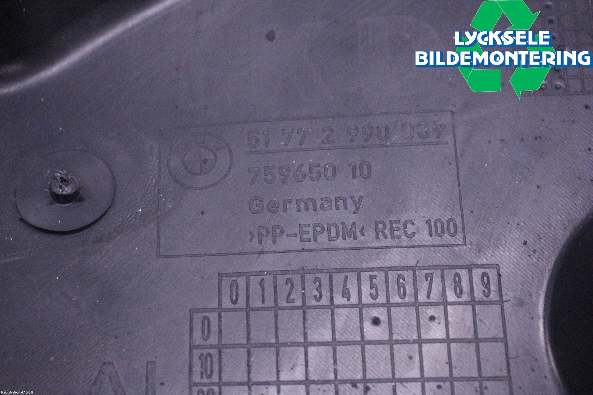 BMW X1 E84 10-15 Skärm Inner