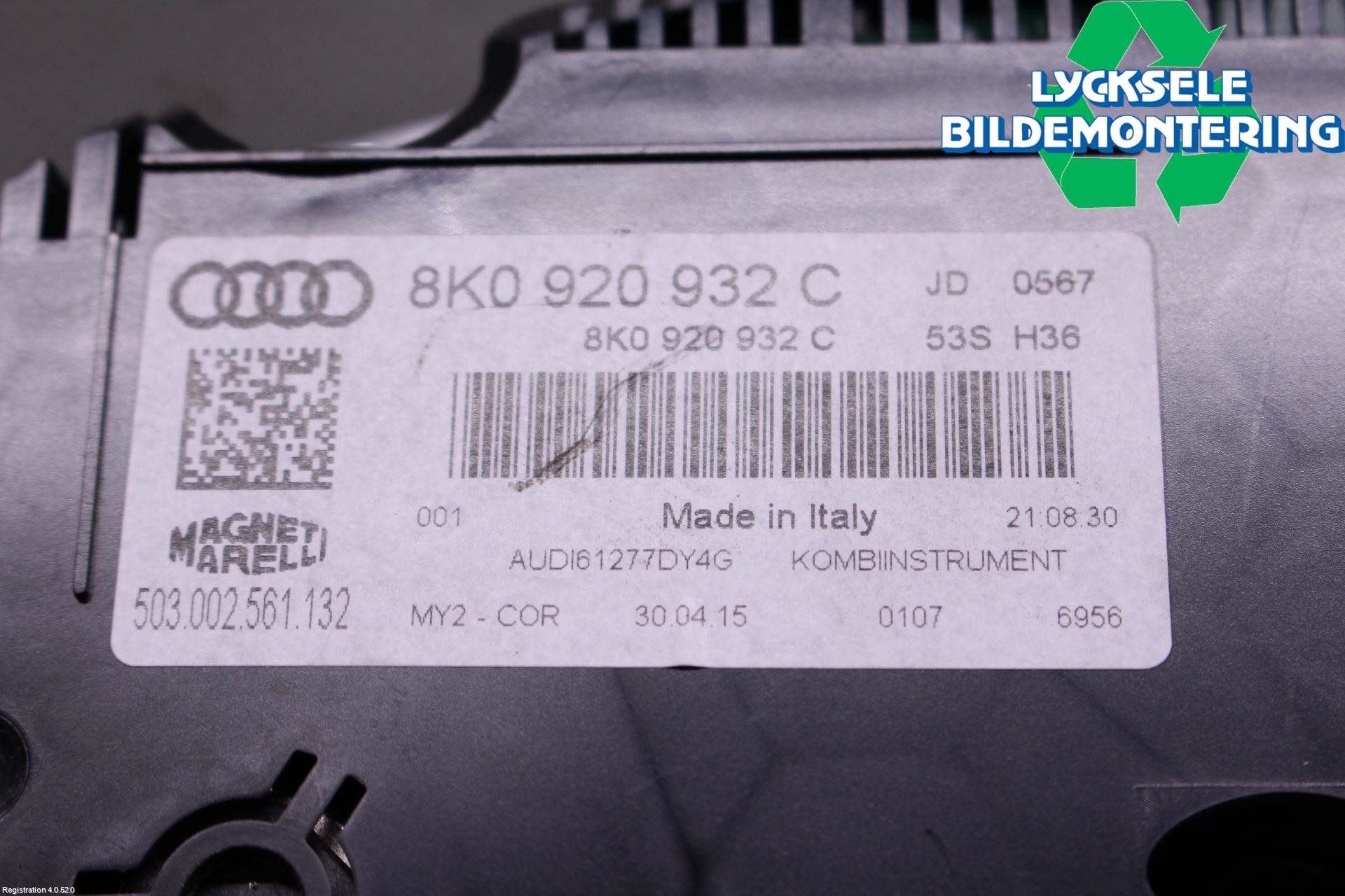 Audi A4 12-15 Instrument Komb