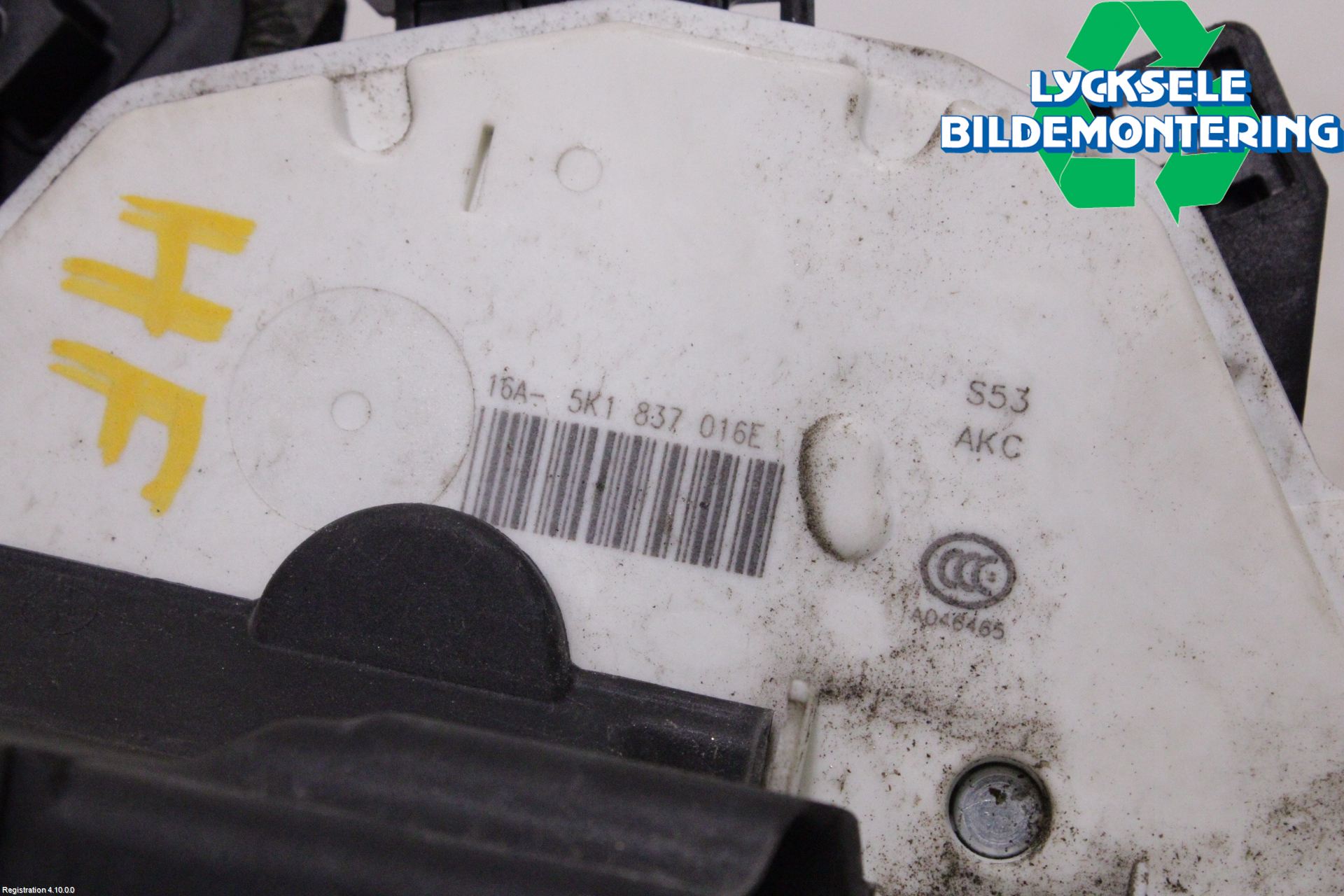 Volkswagen VW POLO 10-17 Låskista-Dörrlås