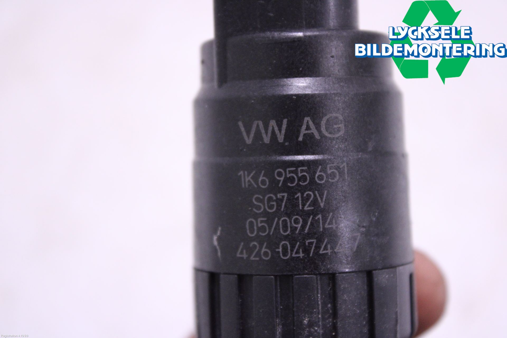 Volkswagen VW GOLF / E-GOLF VII 13-20 Spolarpump Vindruta