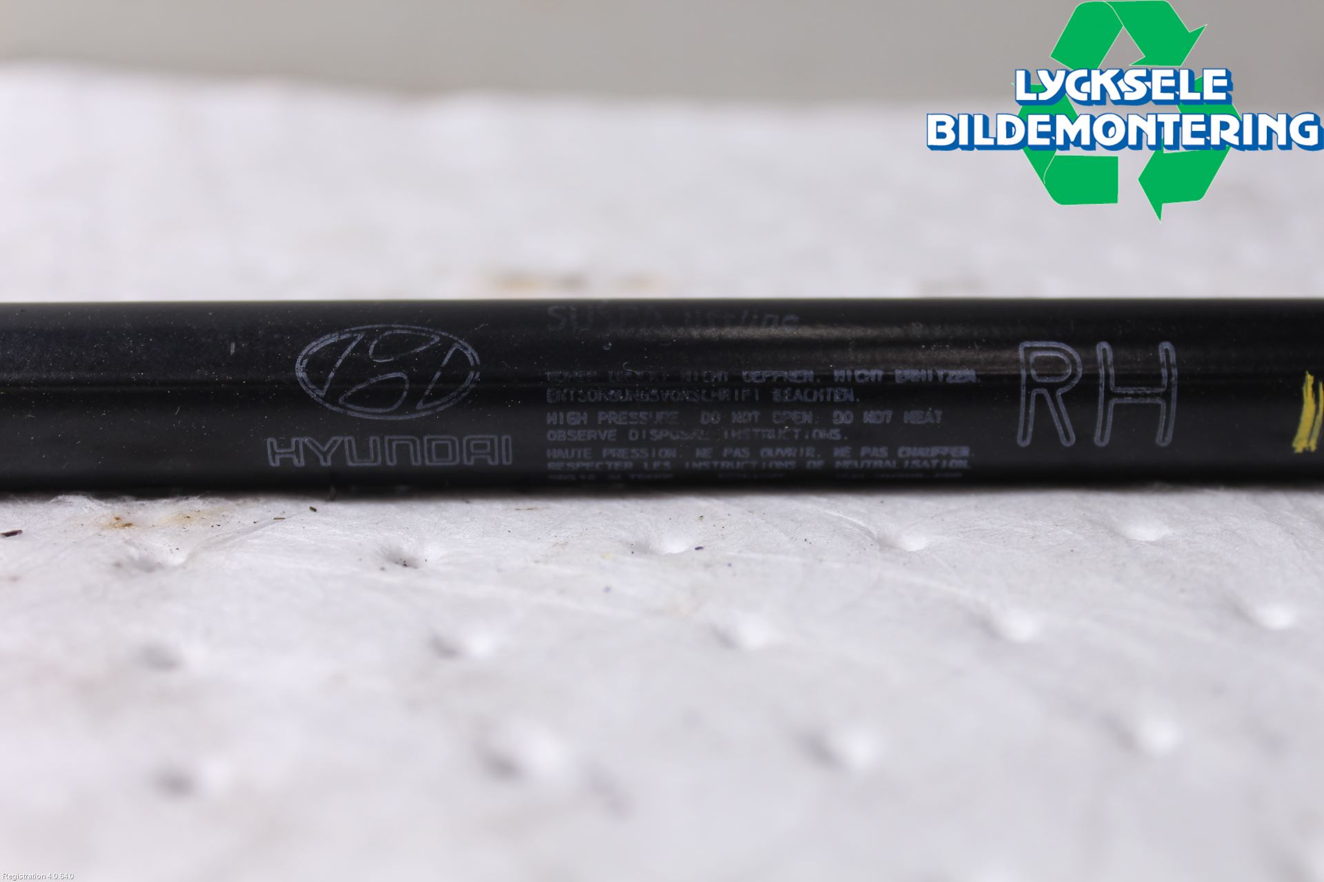 Hyundai i30 FD 07-12 Gasfjäder Baklucka