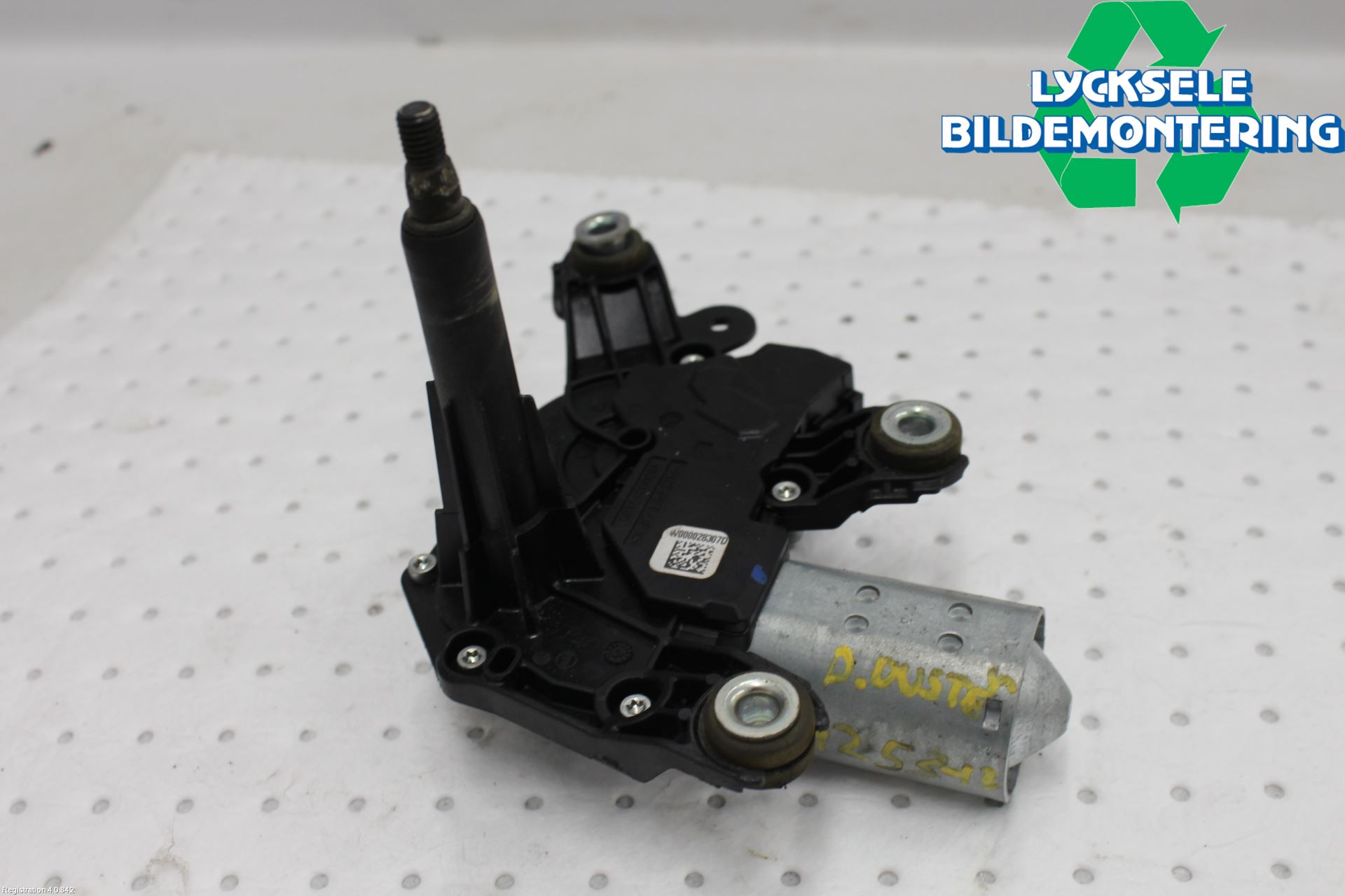 Dacia DUSTER 10-17 Torkarmotor Baklucka