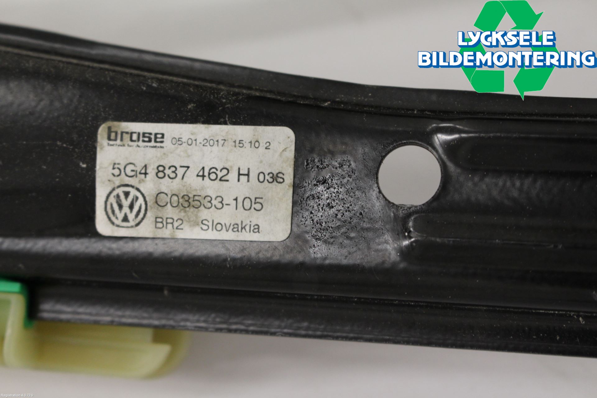 Volkswagen VW GOLF / E-GOLF VII 13-20 Fönsterhissmekanism
