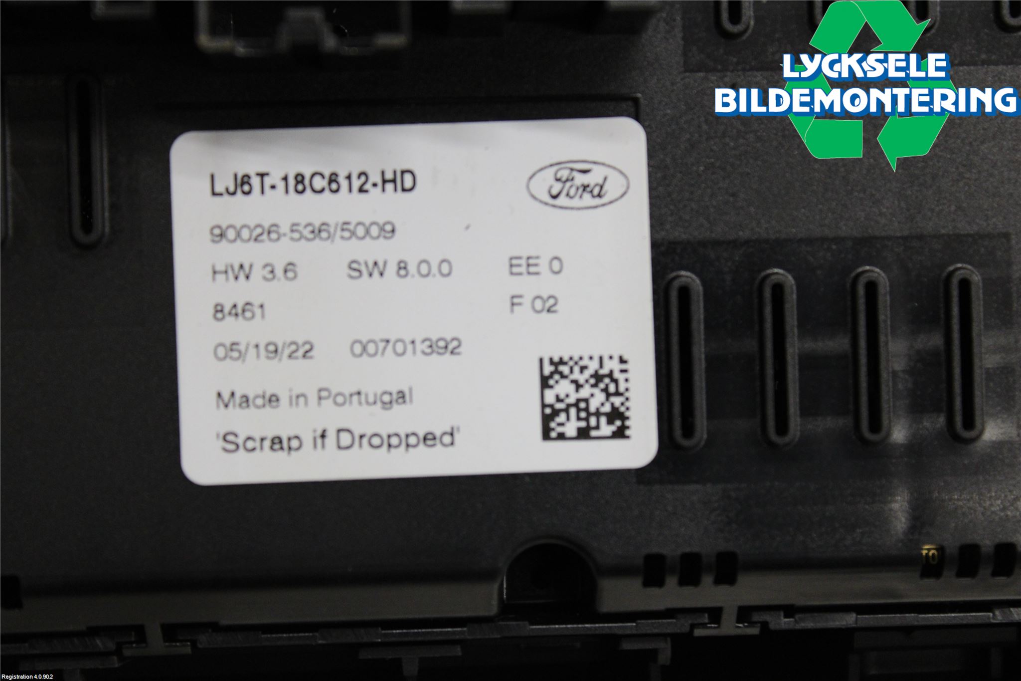 Ford KUGA/KUGA PHEZ/FHEV 20- Ac Styrenhet Ac Manöveren