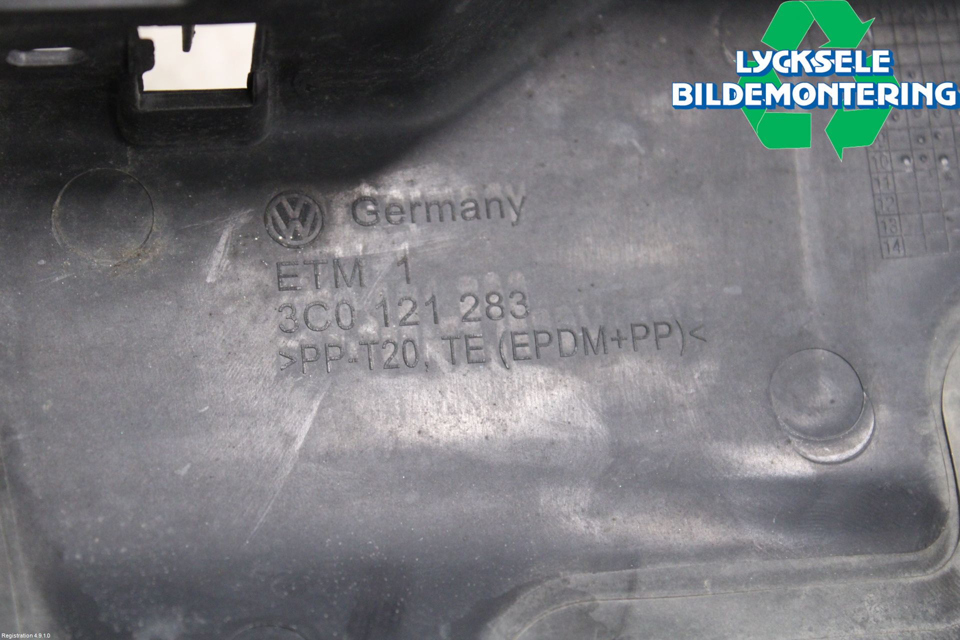 Volkswagen VW PASSAT 05-11 Deflektor Plåt-Plast Kylning