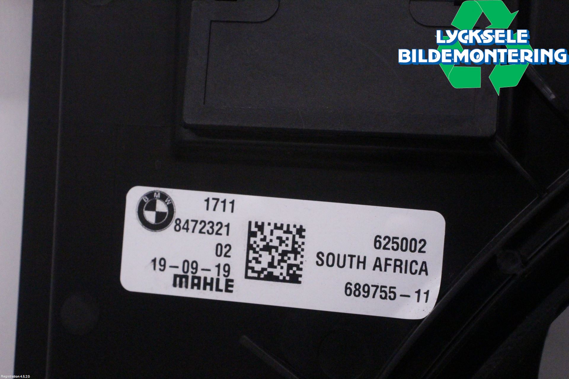 BMW X3 G01 18- Kylfläkt El