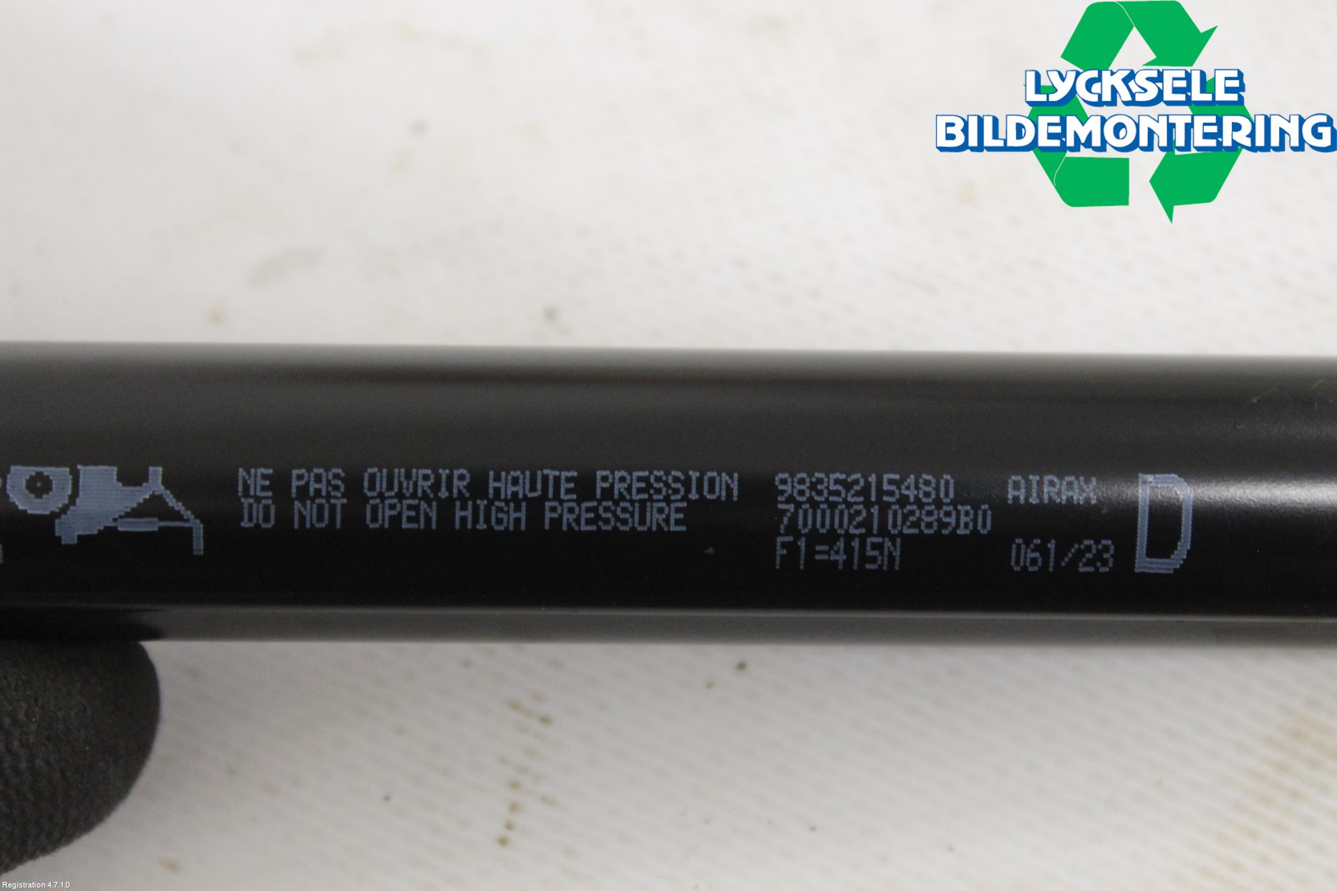 Peugeot 308/E-308 21- Gasfjäder Baklucka