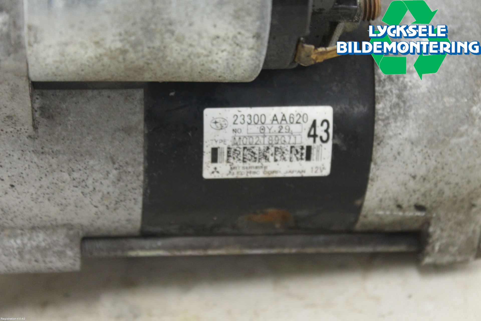 Subaru FORESTER SH  08-13 Startmotor Diesel