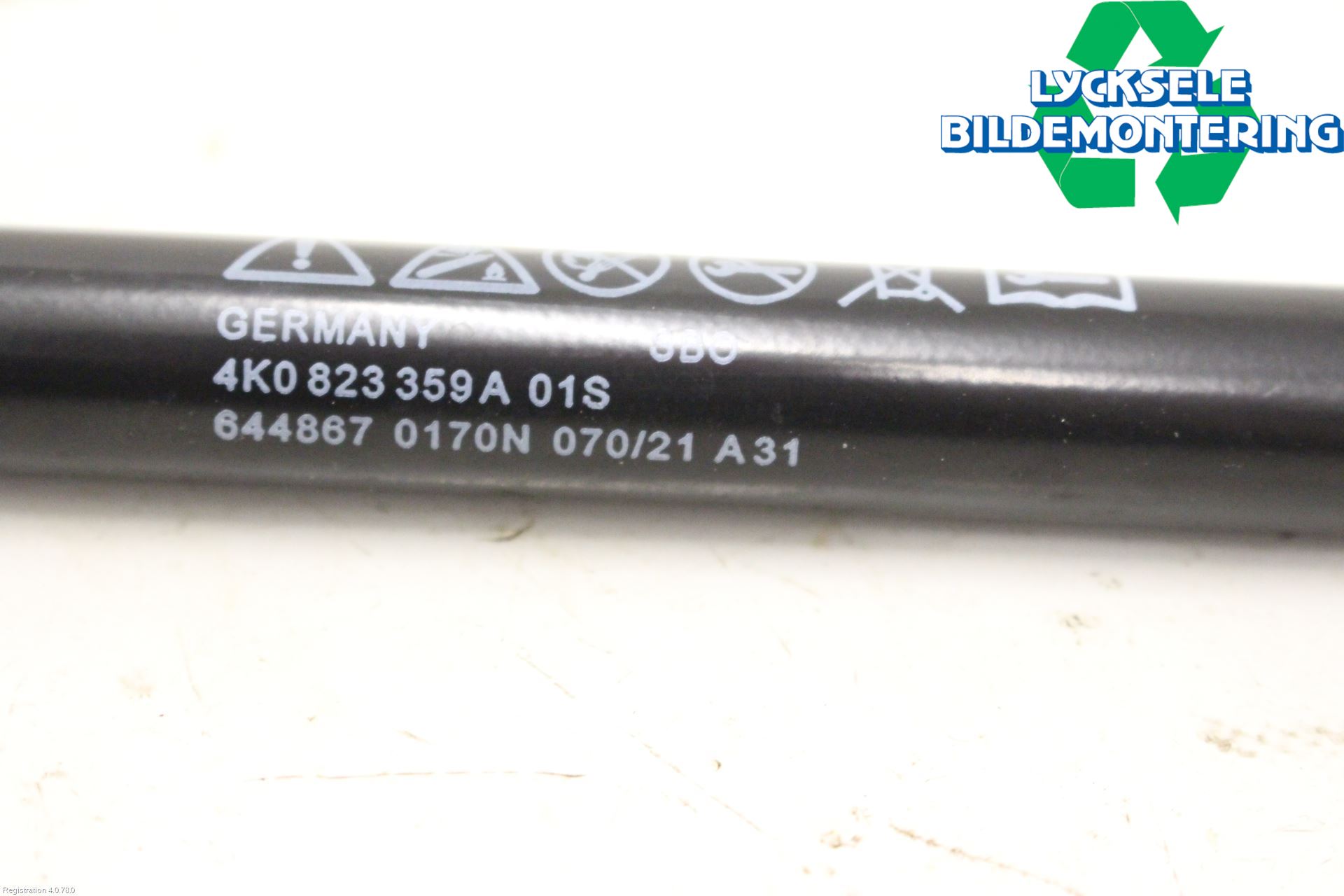 Audi A6 F2/C8 19- Gasfjäder Motorhuv