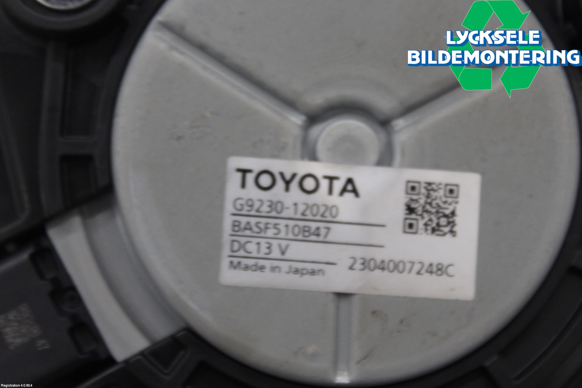 Toyota COROLLA 19- Ac Värmefläkt