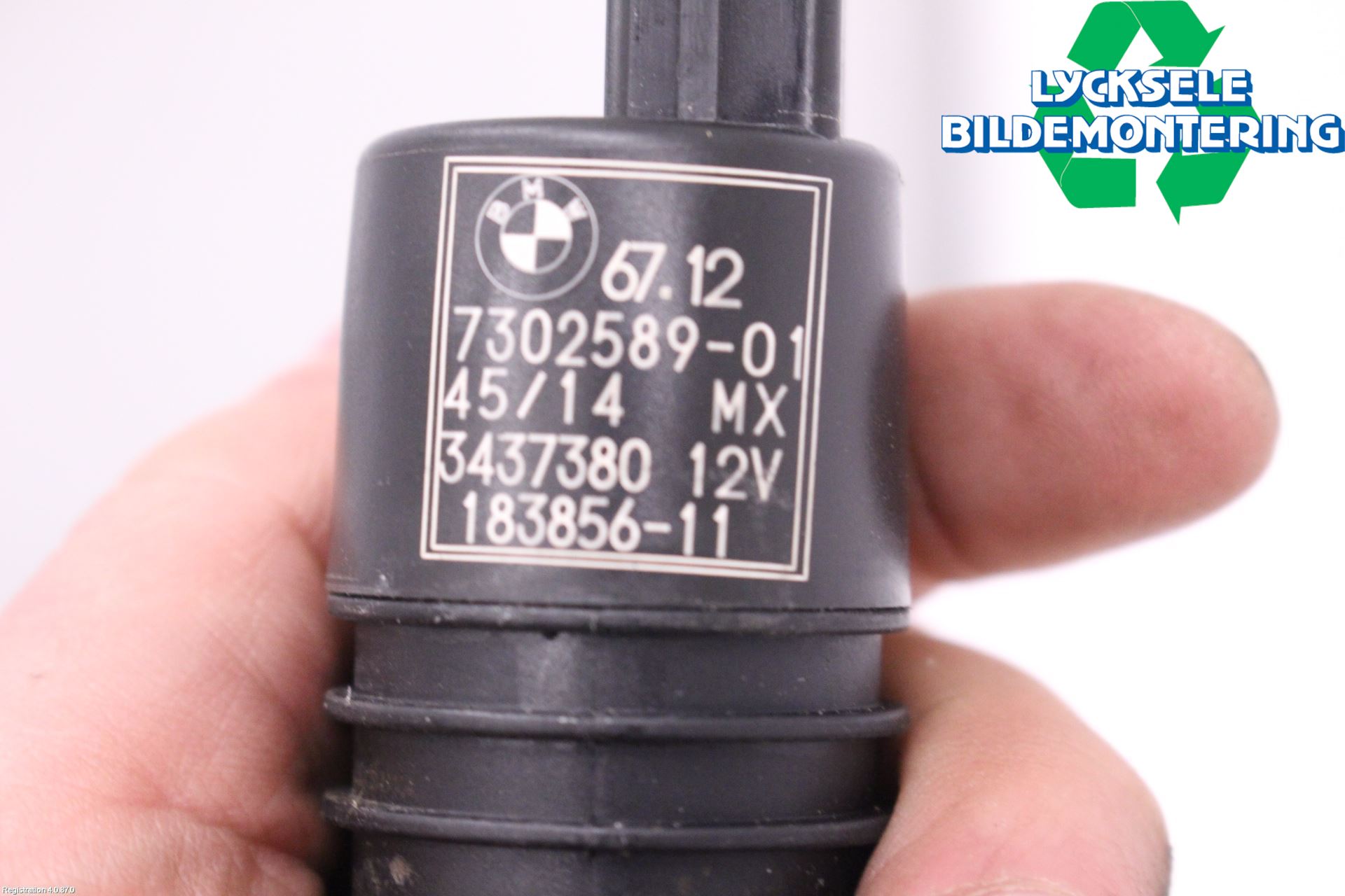 BMW X4 F26 14-18 Spolarpump Vindruta