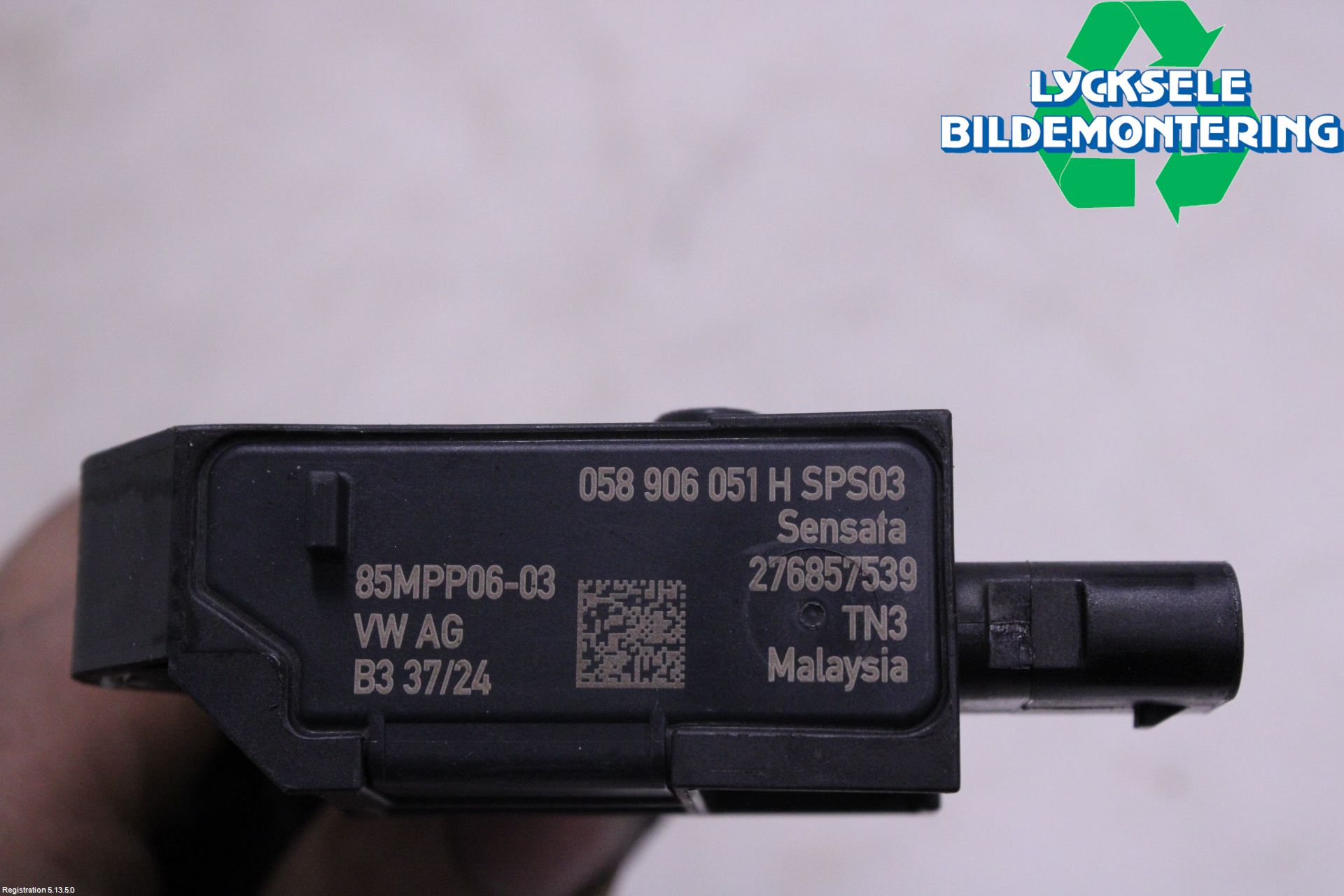 Volkswagen VW TOUAREG CR 18- Givare Temp-Tryck Avgas