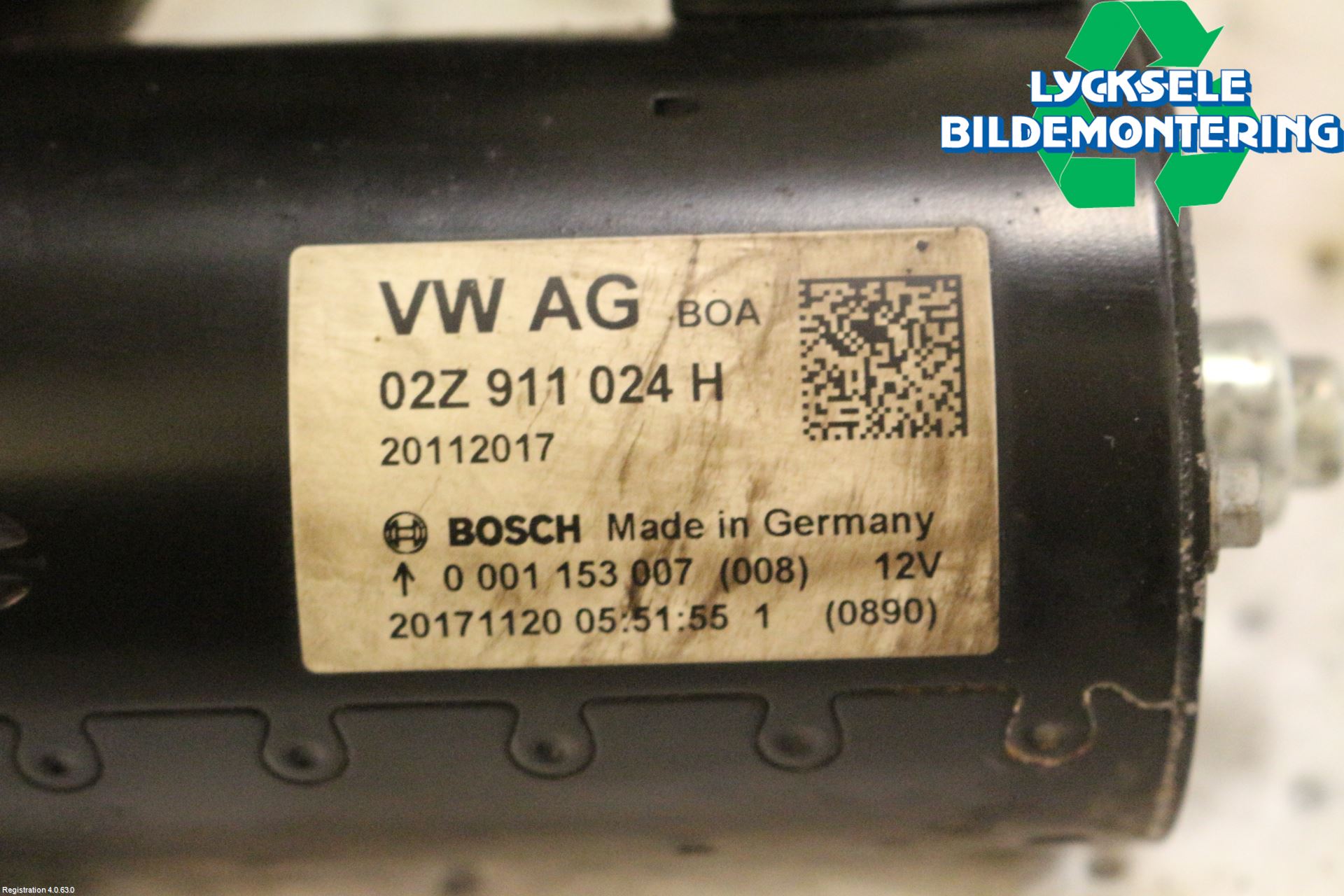 Volkswagen VW CADDY 16-20 Startmotor Diesel