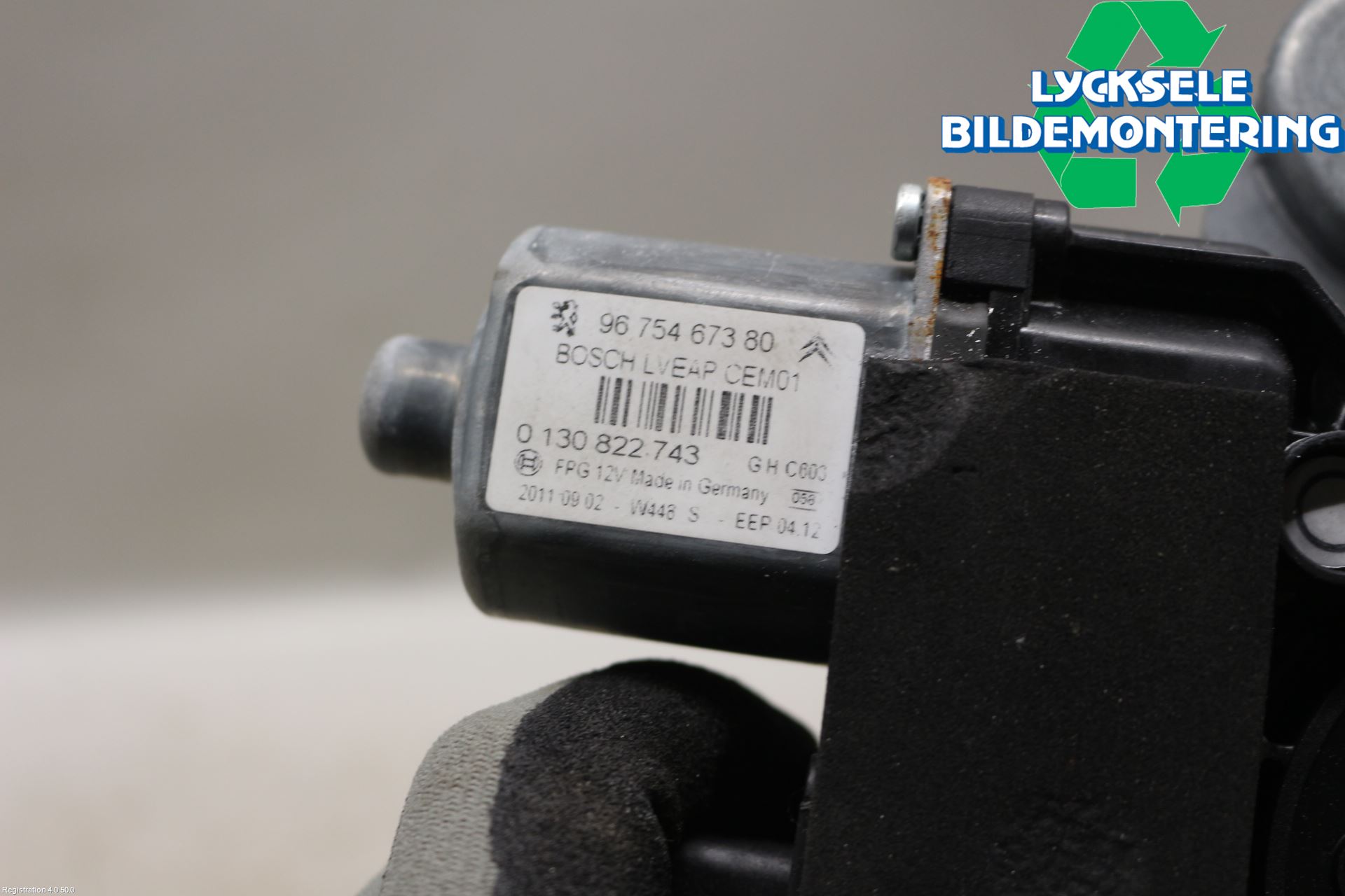 Peugeot 308 08-13 Fönsterhiss El Kompl