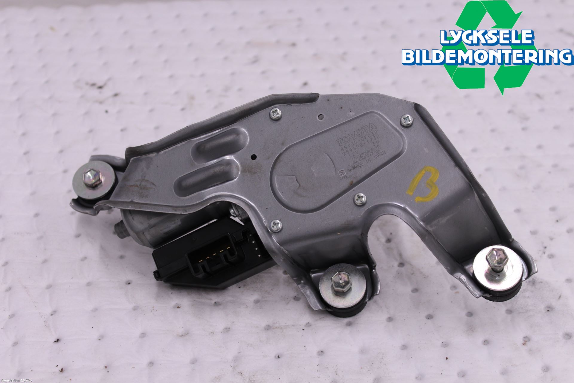 Toyota VERSO 09-18 Torkarmotor Baklucka