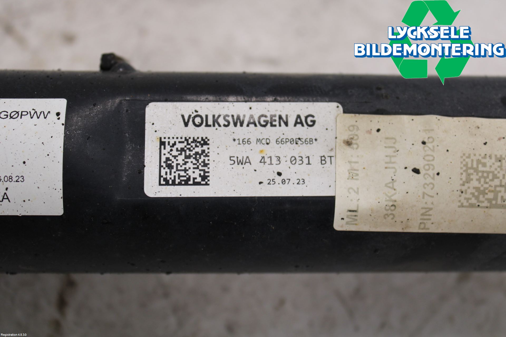 Volkswagen VW GOLF / E-GOLF VIII 20- Fjäderben Fram Höger