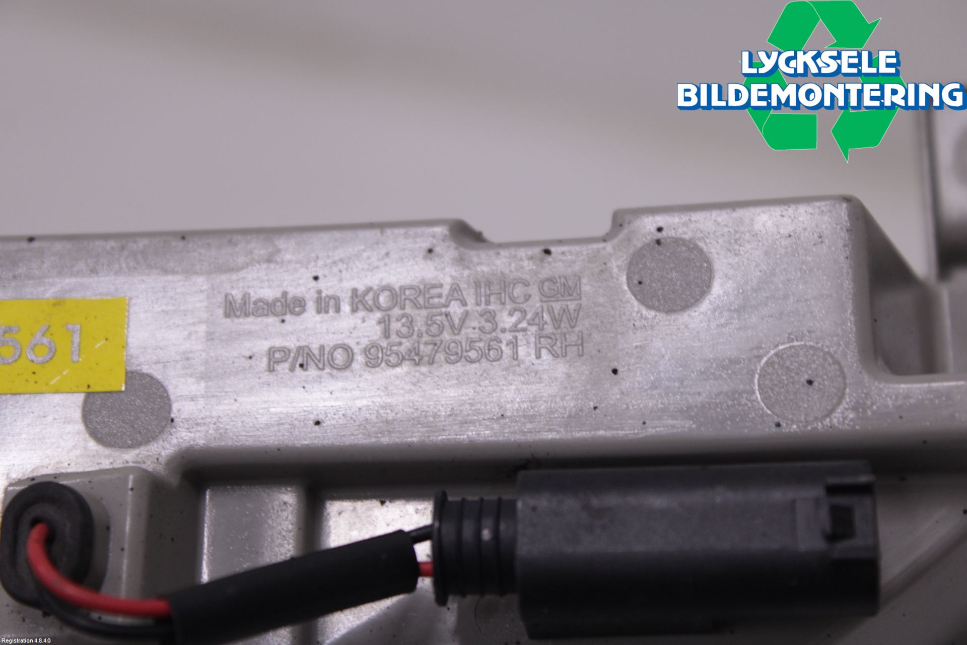 Chevrolet CAPTIVA Dimljus/Reflex Bak