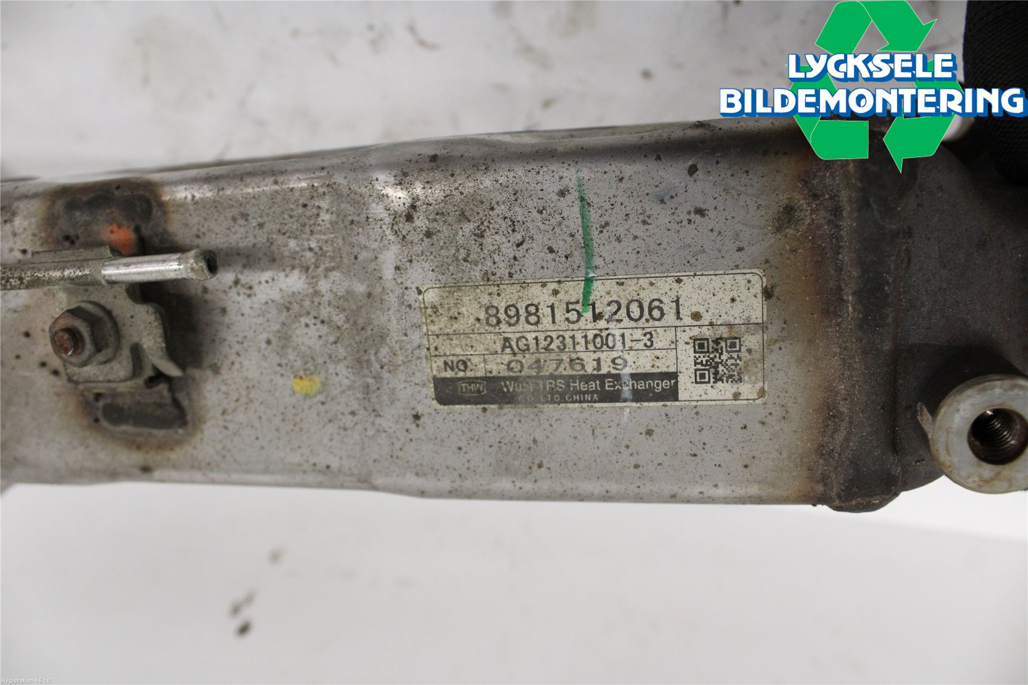 Isuzu D-MAX Avgaskylare