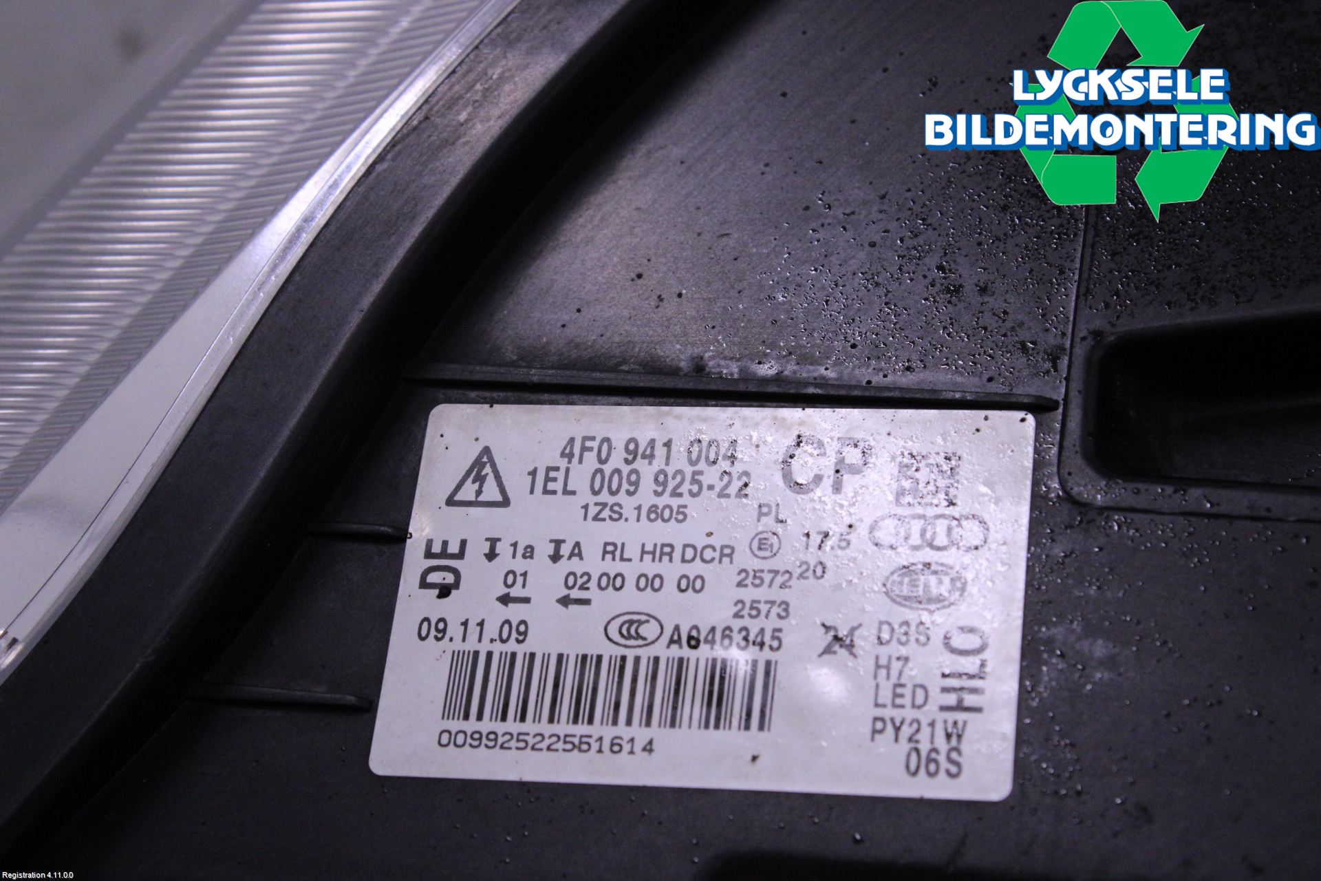 Audi ALLROAD 06-11 Strålkastare Höger