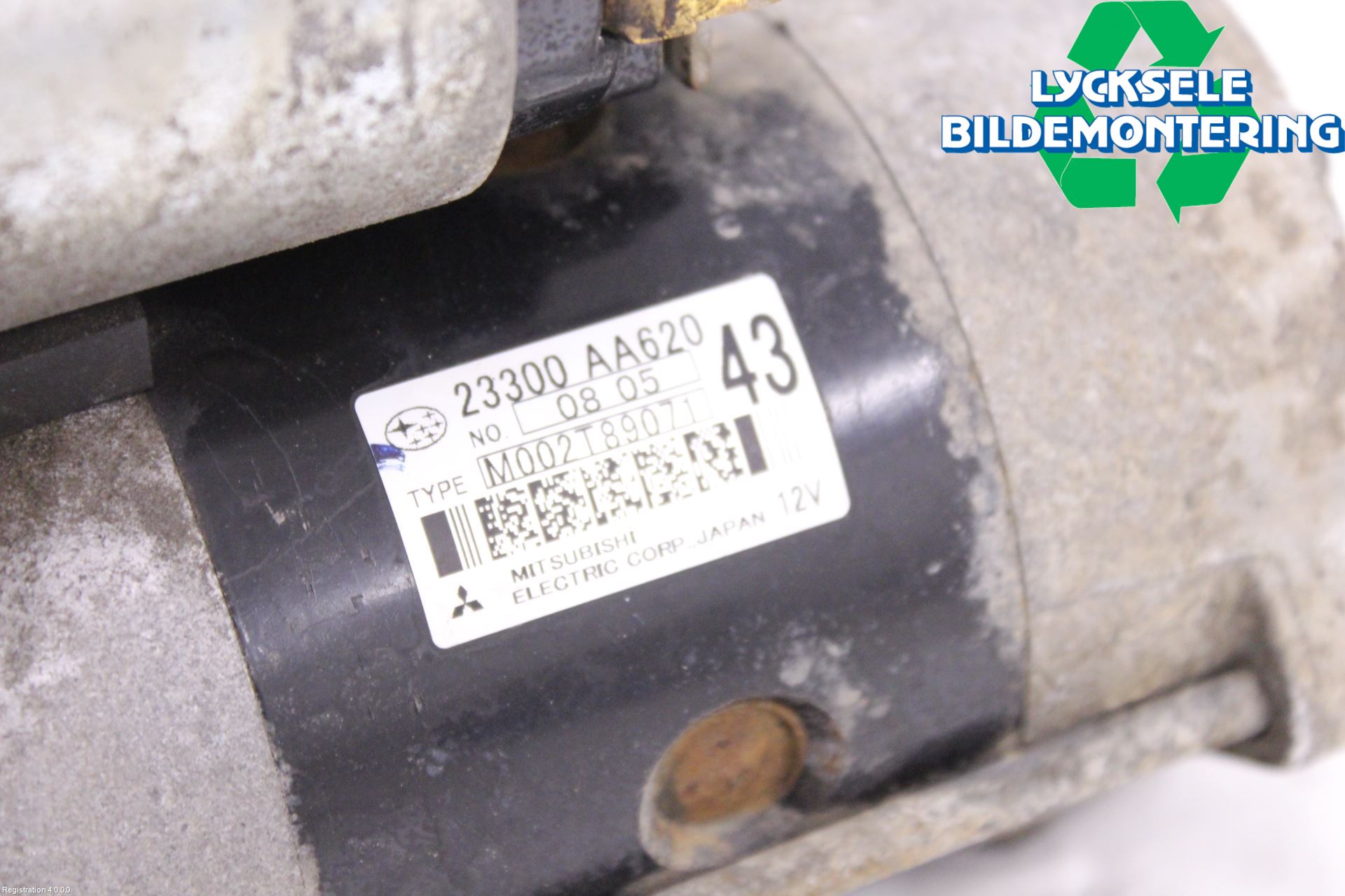 Subaru OUTBACK 10-15 Startmotor Diesel