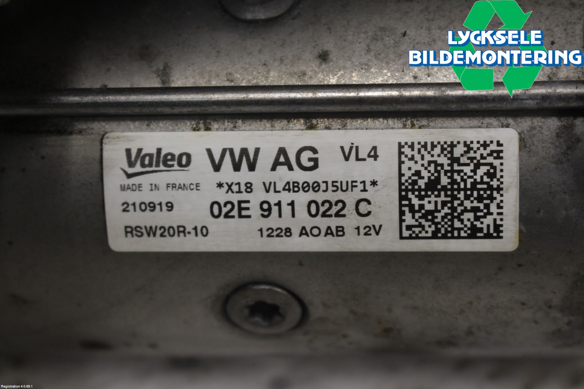 Volkswagen VW TIGUAN 16-24 Startmotor Diesel