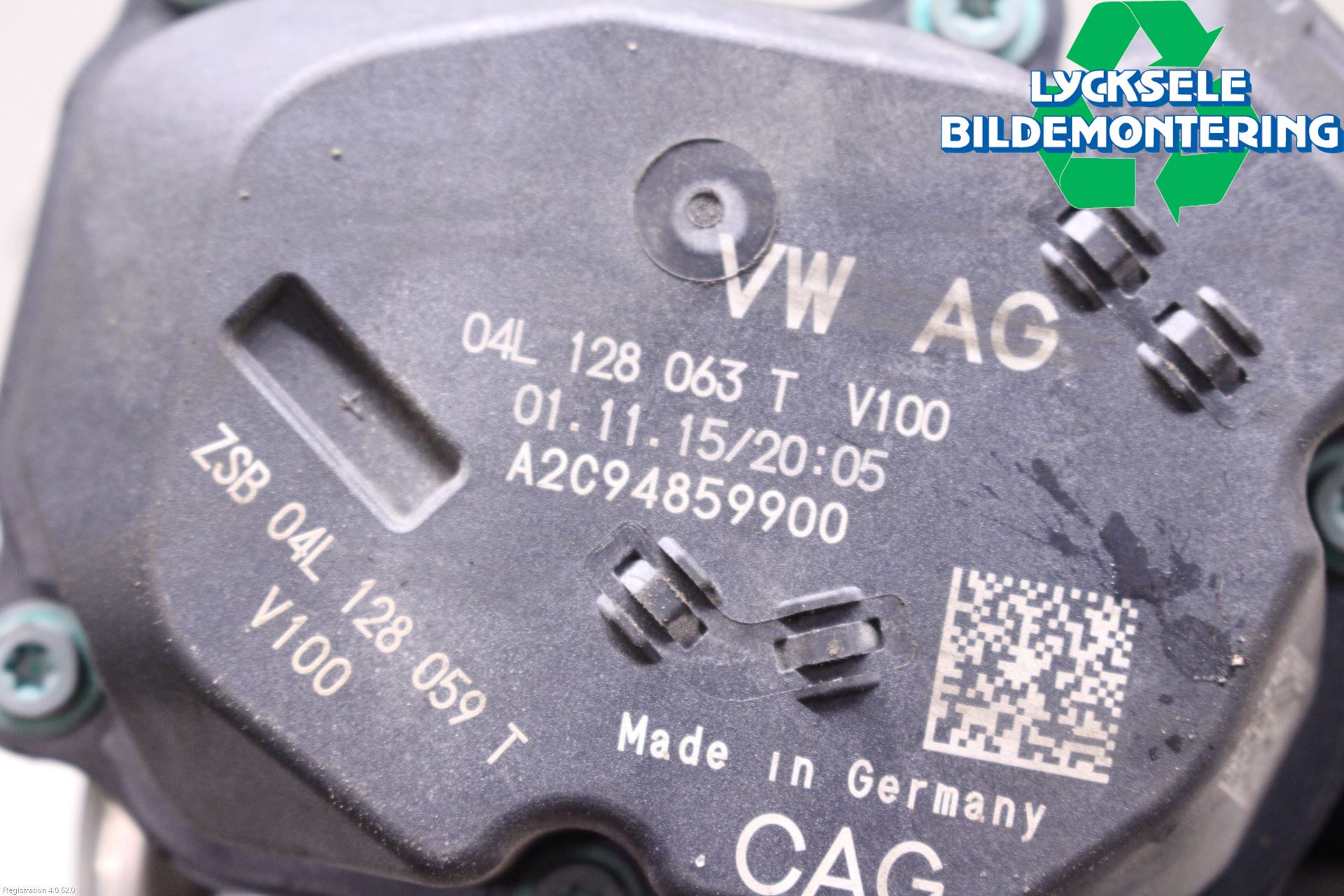 Audi A4/S4 B9 16-19 Injspjällhus