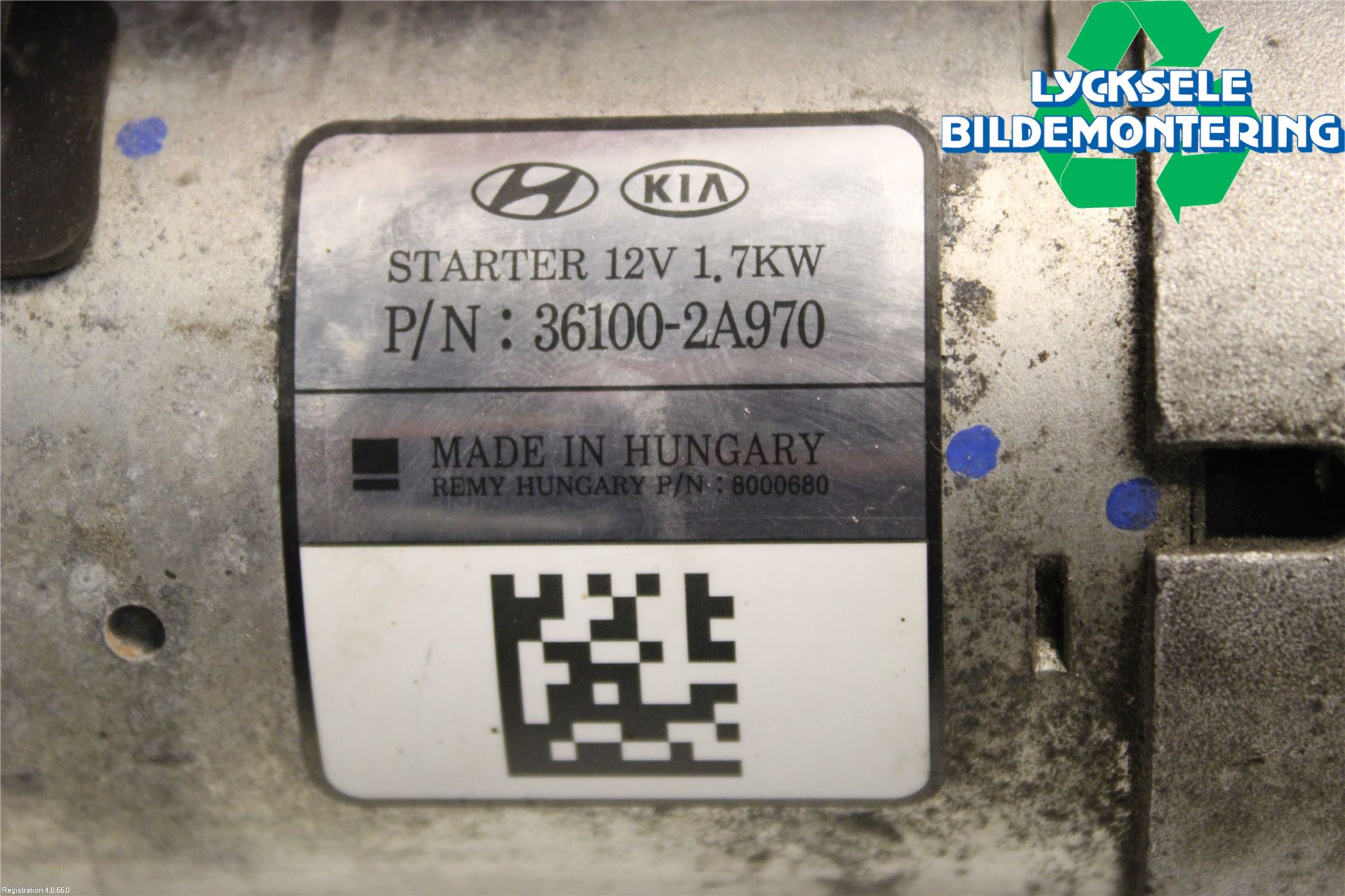 Kia CEED 12-18 Startmotor Diesel