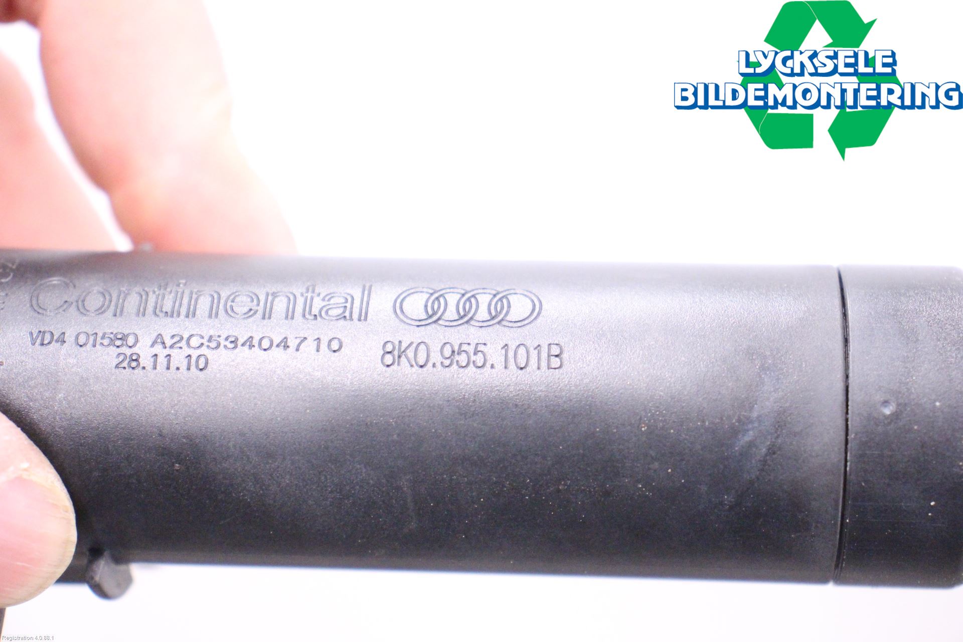 Audi A4/S4 08-11 Spolarmunstycke Strålkastare