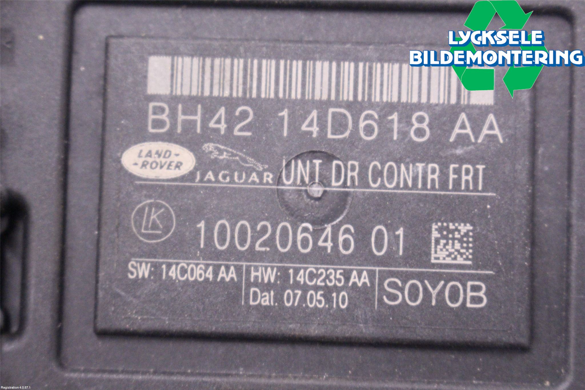 Landrover RANGE ROVER SPORT (L320) 10-13 Styrenhet Dörr