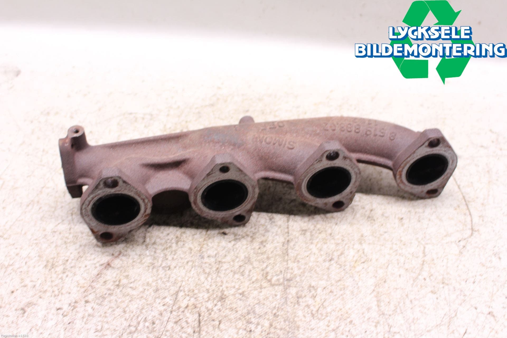 BMW 5 F10/F11/F18 09-17 Grenrör Avgas