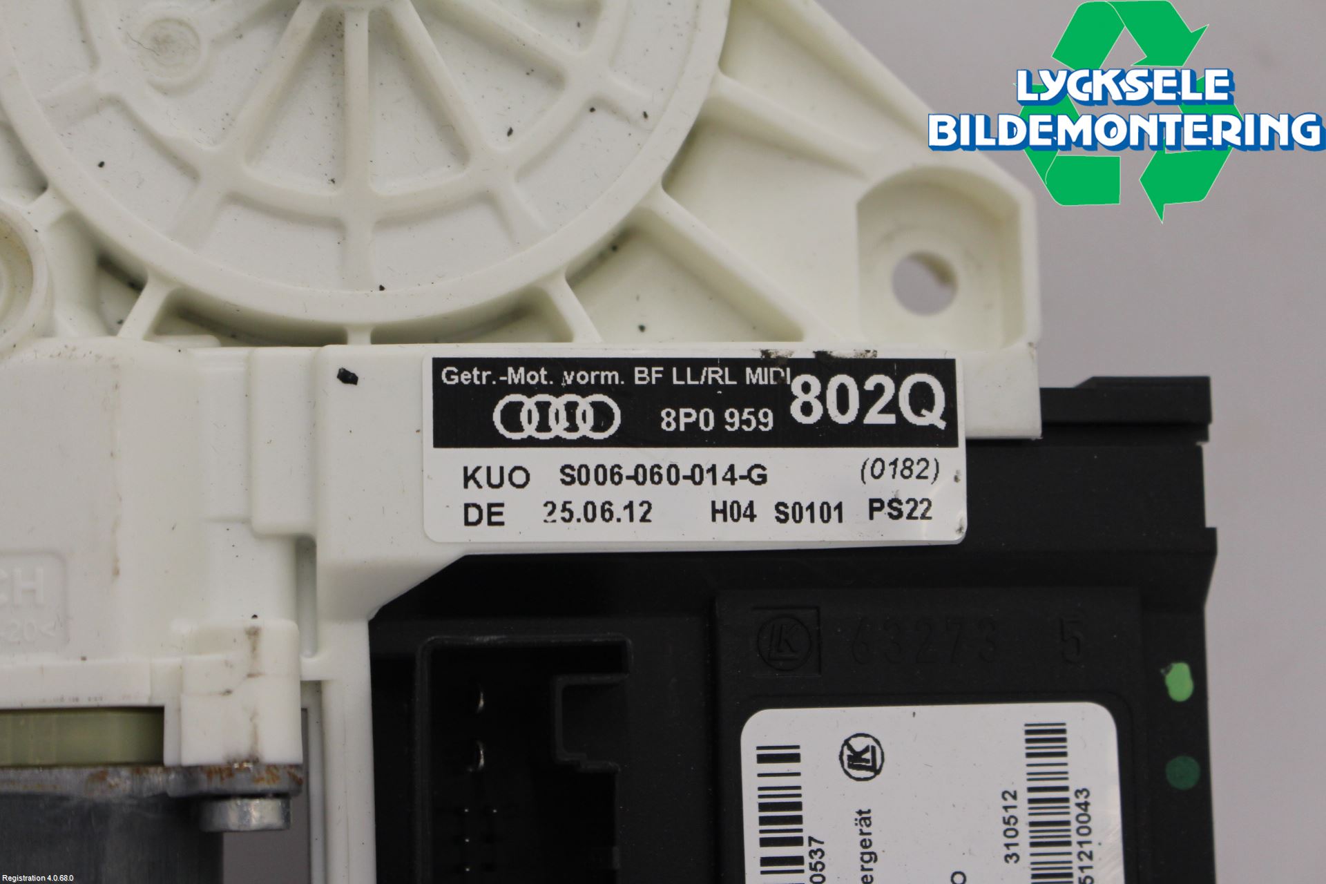 Audi A3/S3 05-13 Fönsterhissmotor