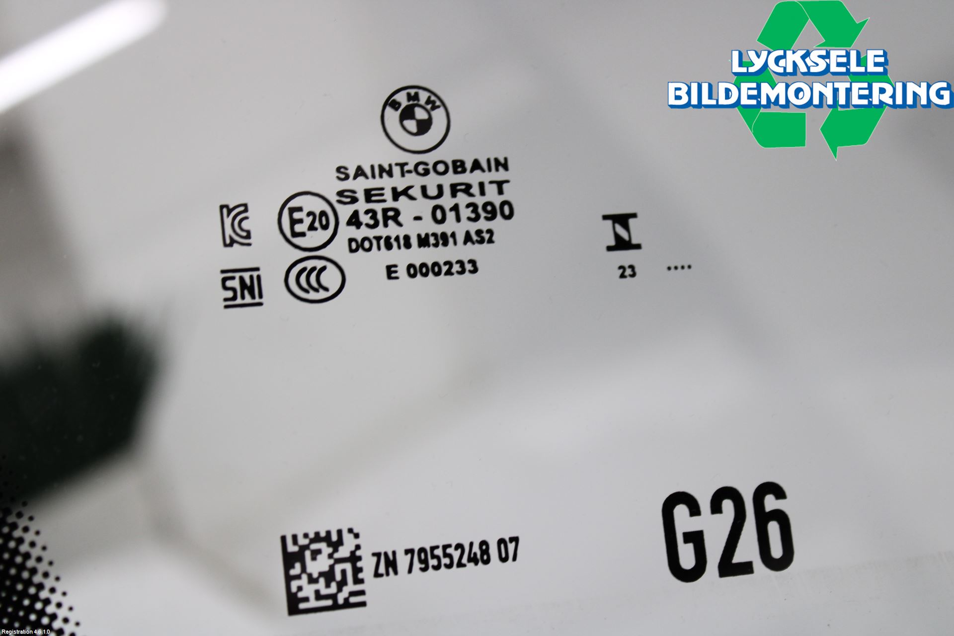 BMW 4/i4 G26 GRAN COUPÉ 21- Dörruta Fram Höger