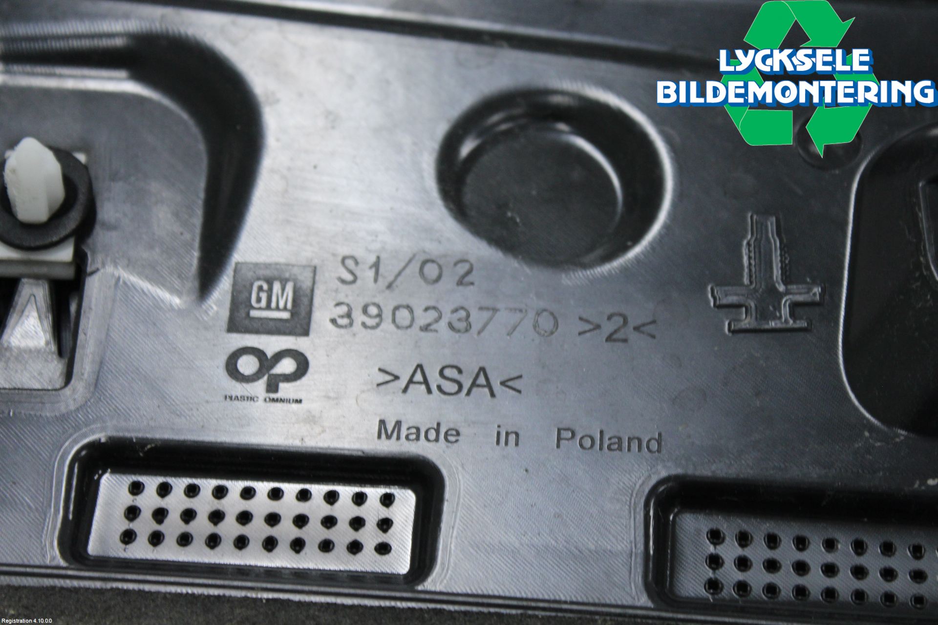 Opel ASTRA K 16-22 Spoiler Baklucka