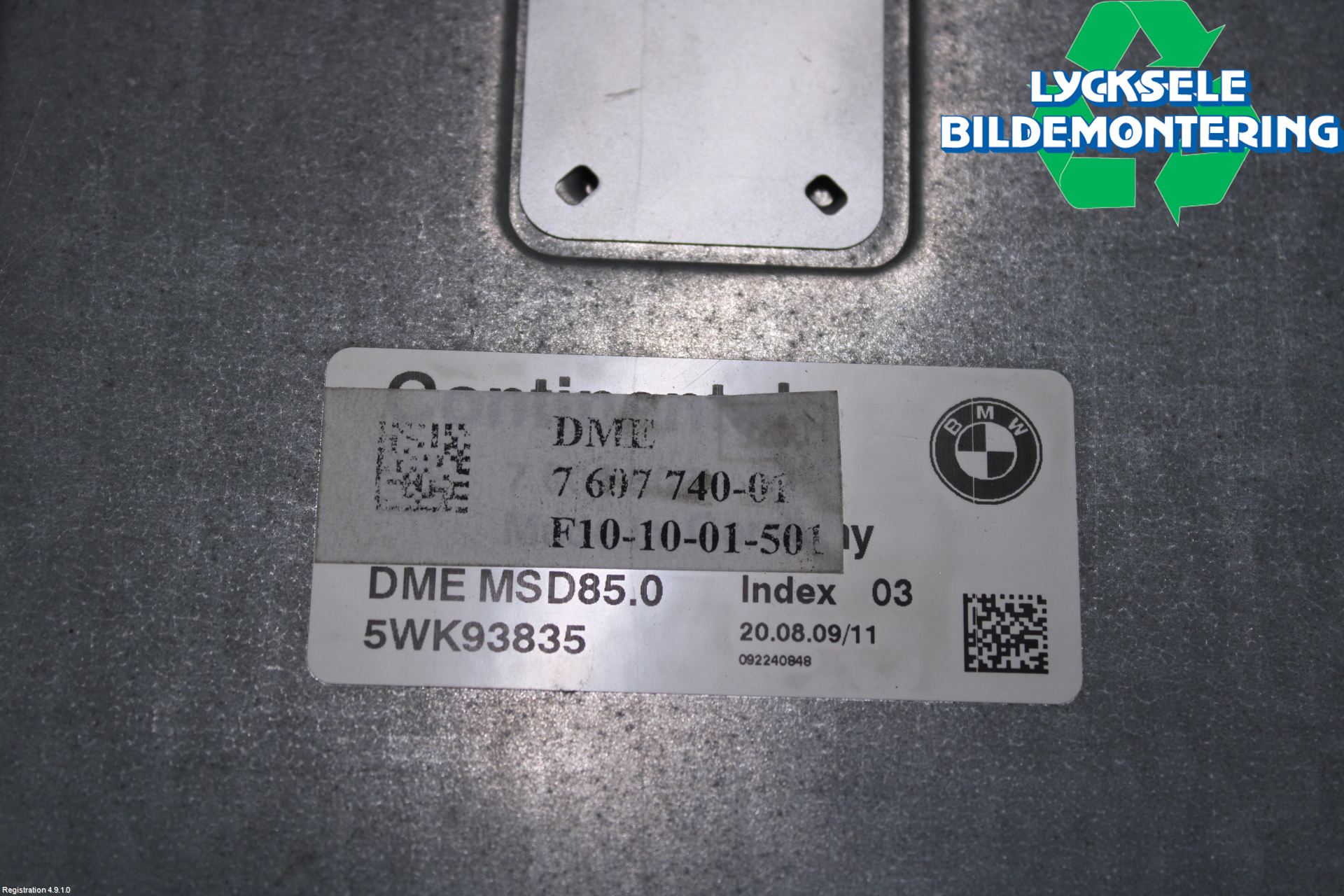 BMW 5 F10/F11/F18 09-17 Styrenhet Insprut Bensin
